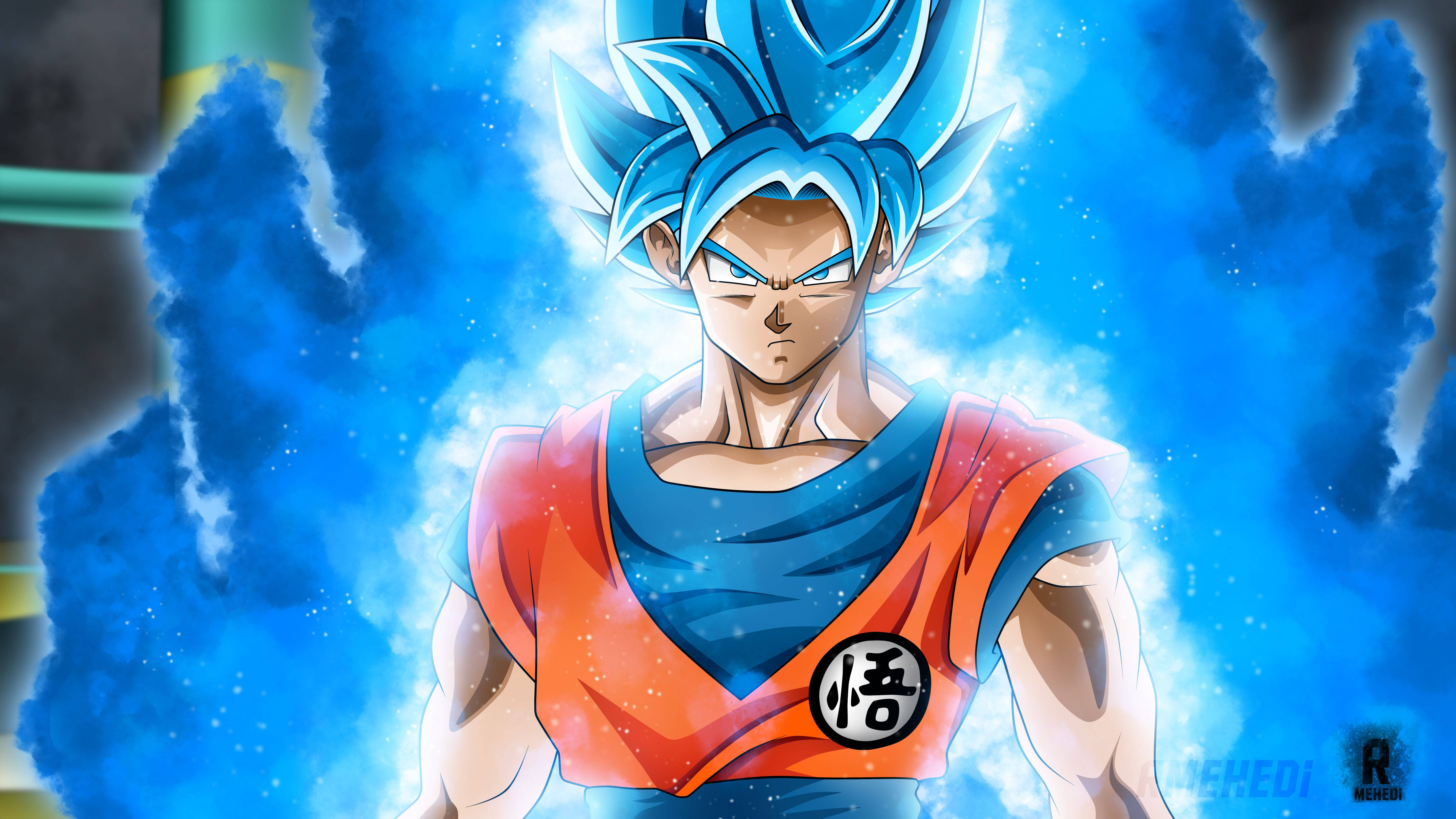Super Saiyan Blue Goku utløser sin fulle kraft Bakgrunner