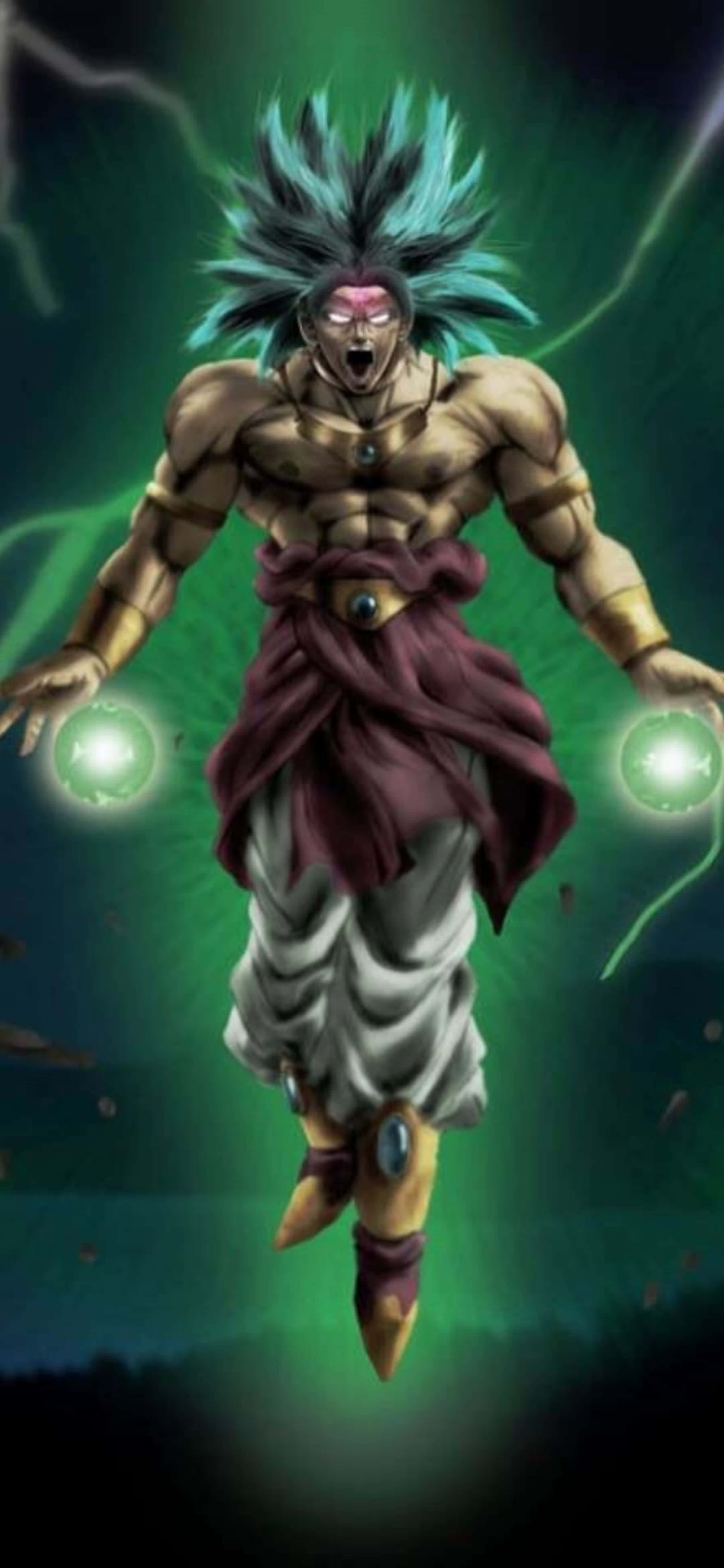 Super Saiyan Broly i 4K Bakgrunner