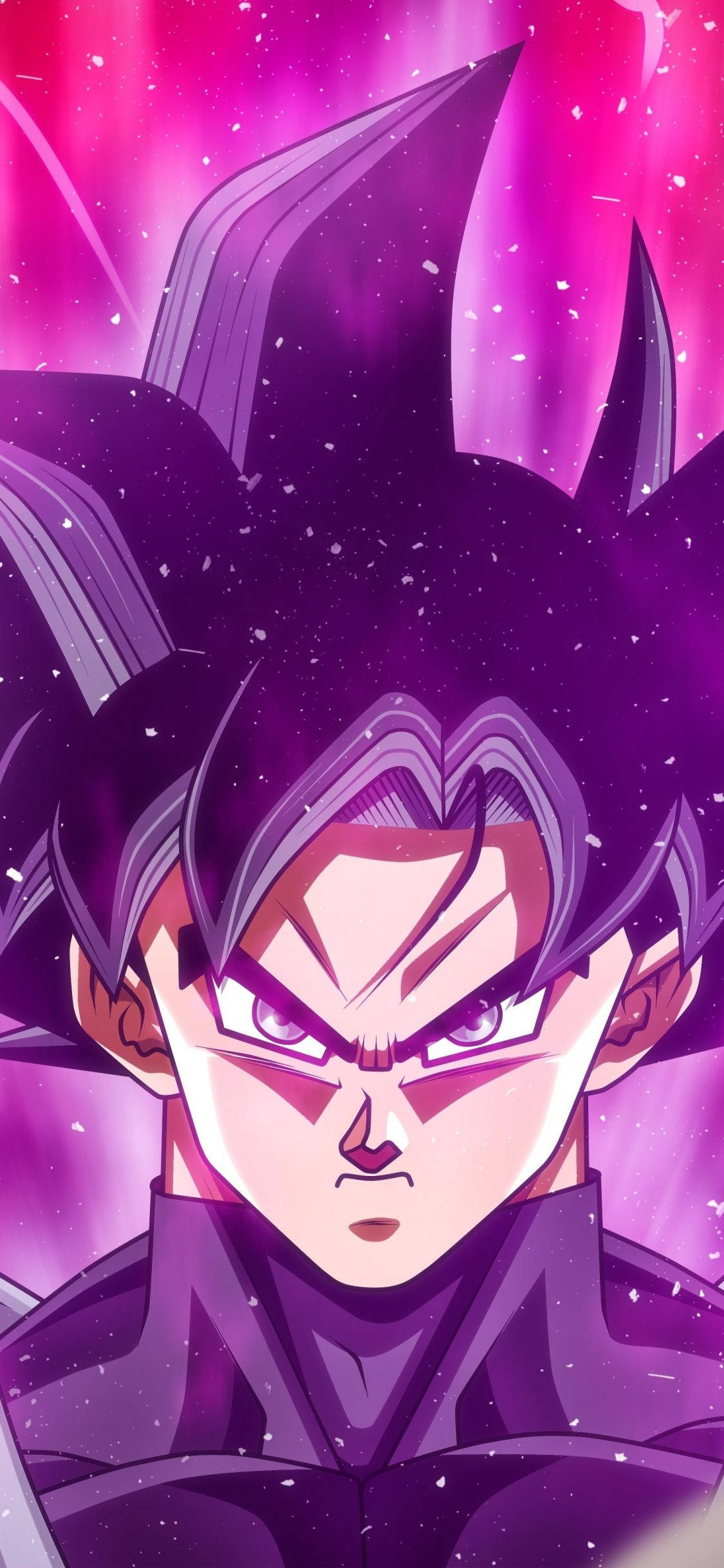 Super Saiyan Goku Black iPhone Kunst Bakgrunner