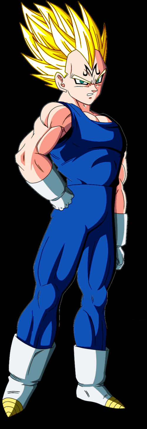Super Saiyan Vegeta stående positur Bakgrunner