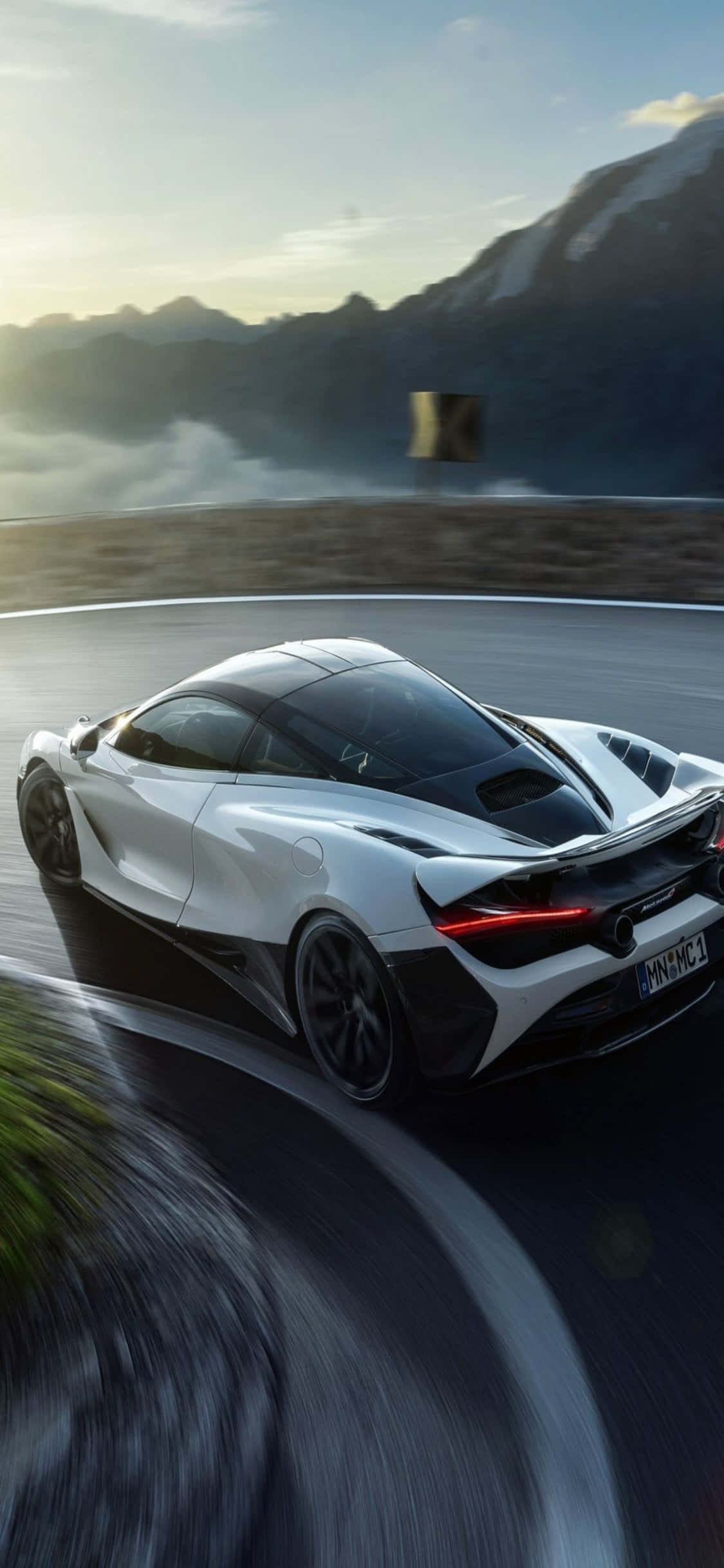 Superlad livet ditt med iPhone Xs og McLaren 720s Bakgrunner