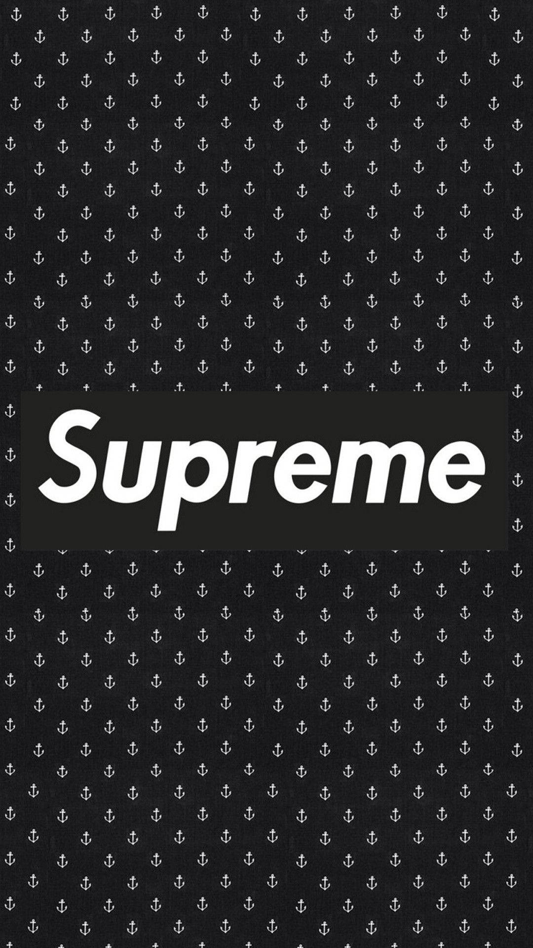Supreme Brand i svart og hvitt Bakgrunner