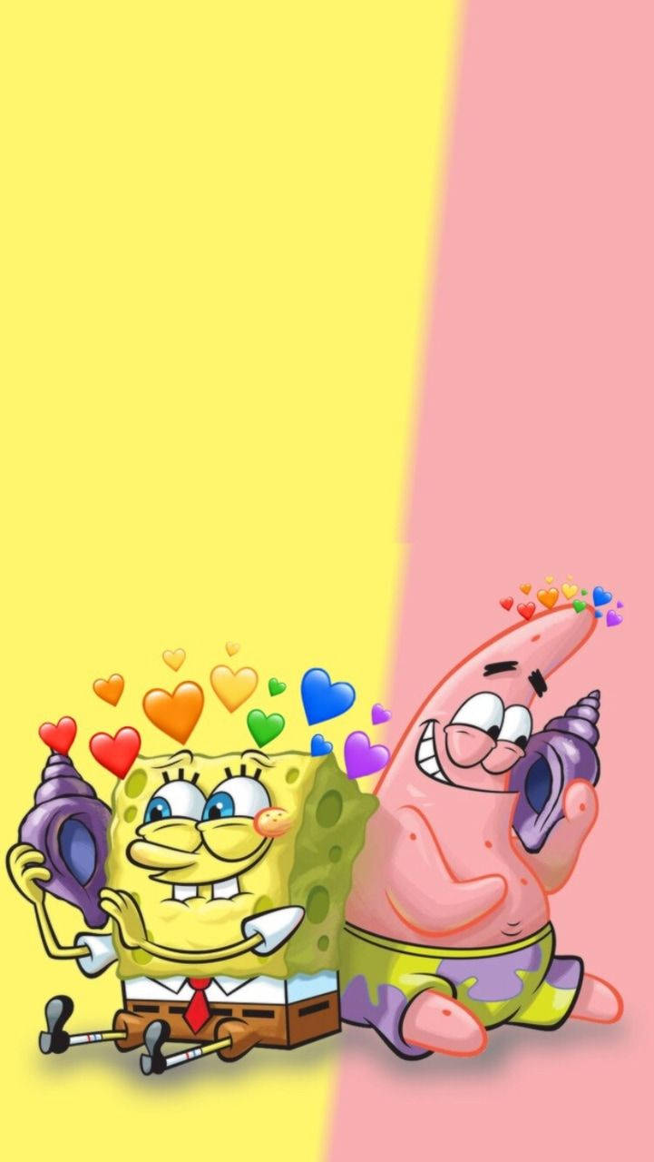 Svampebob og Patrick på telefonen Bakgrunner