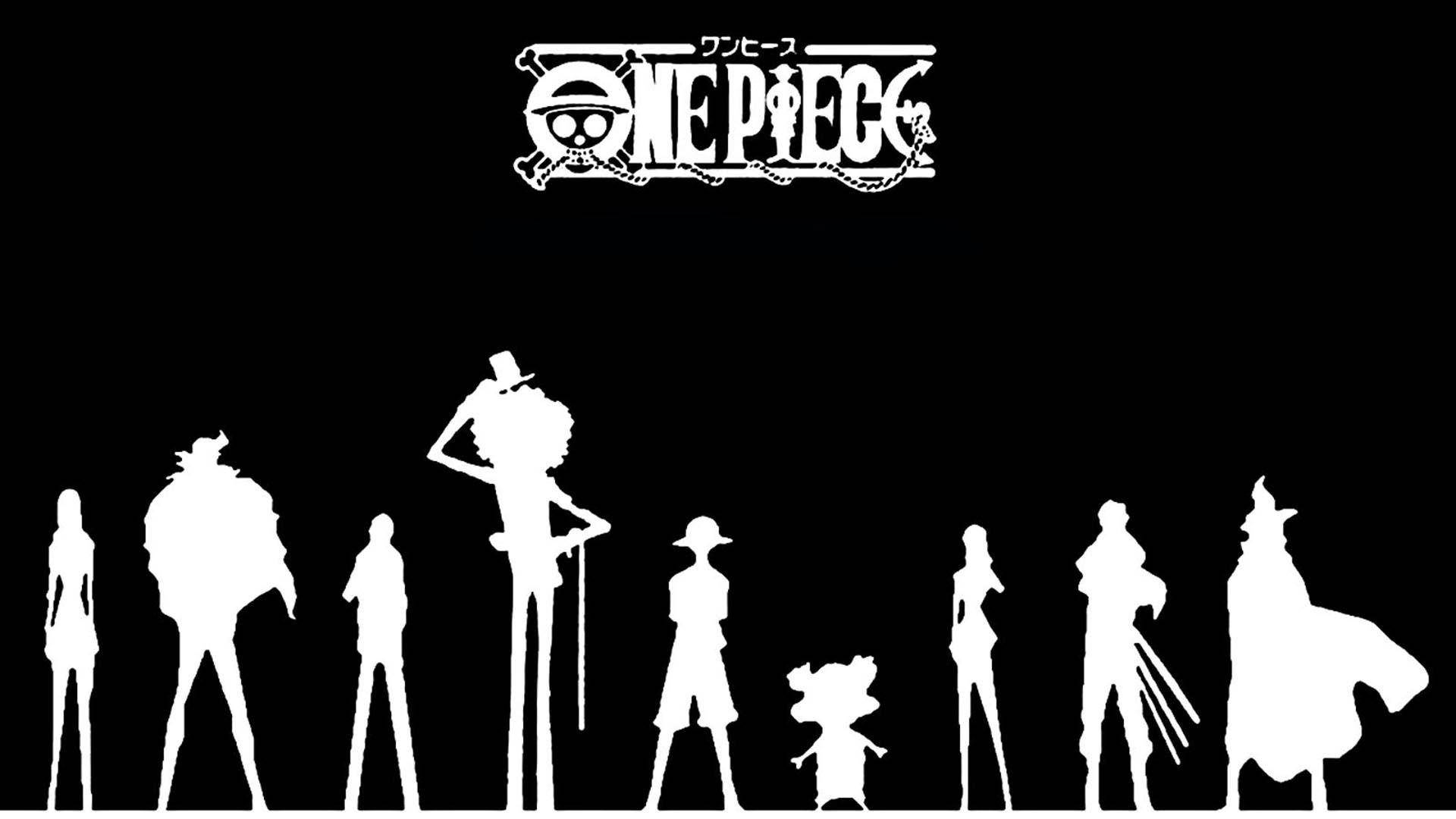 Svart Anime One Piece Bakgrunner