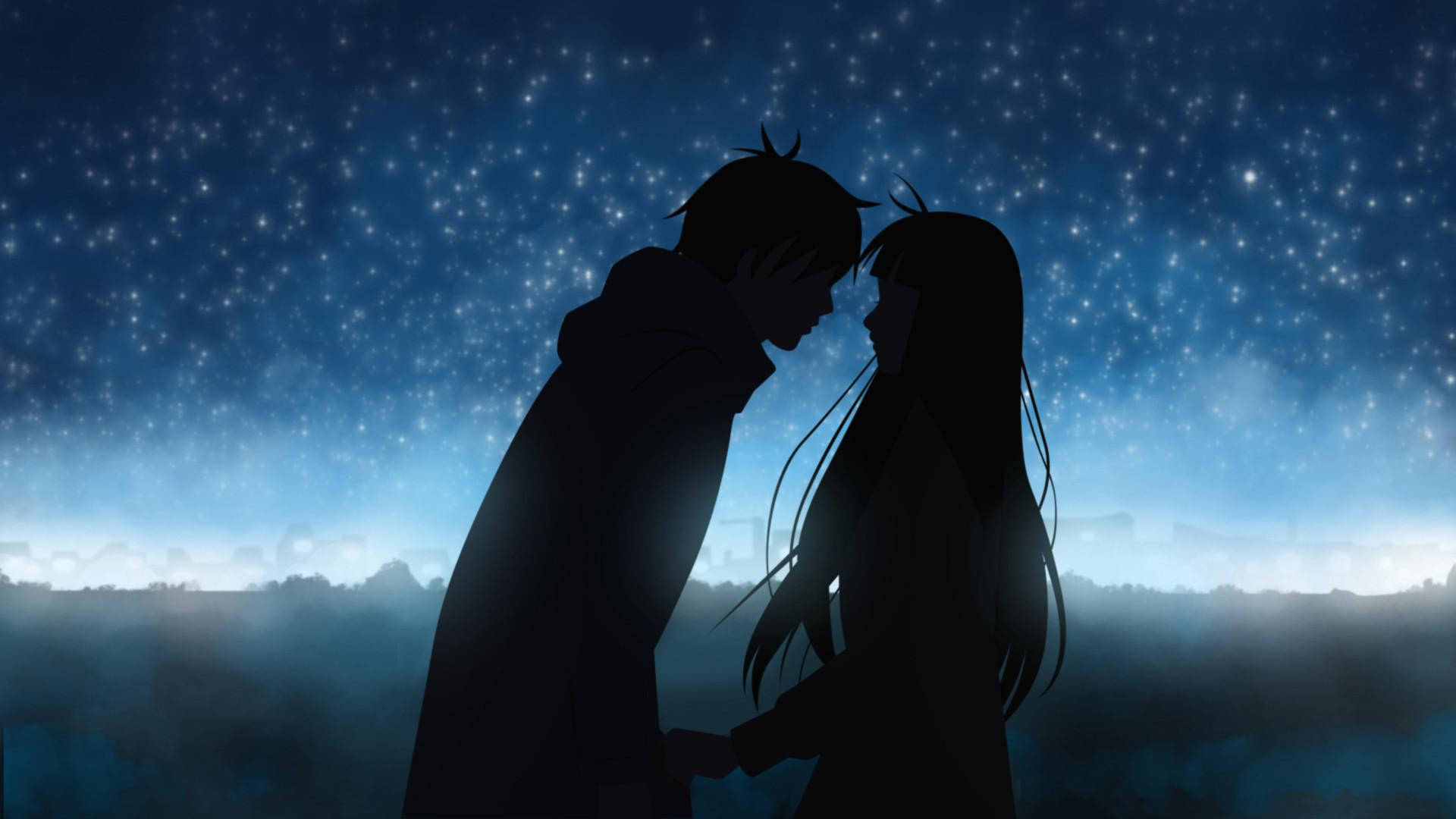 Svart animepar Bakgrunner