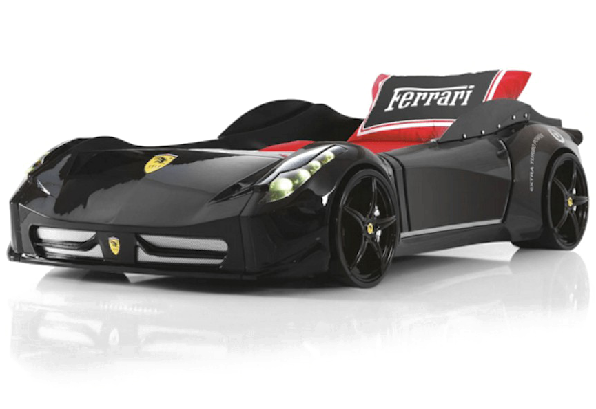 Svart Ferrari konsept racerbil Bakgrunner