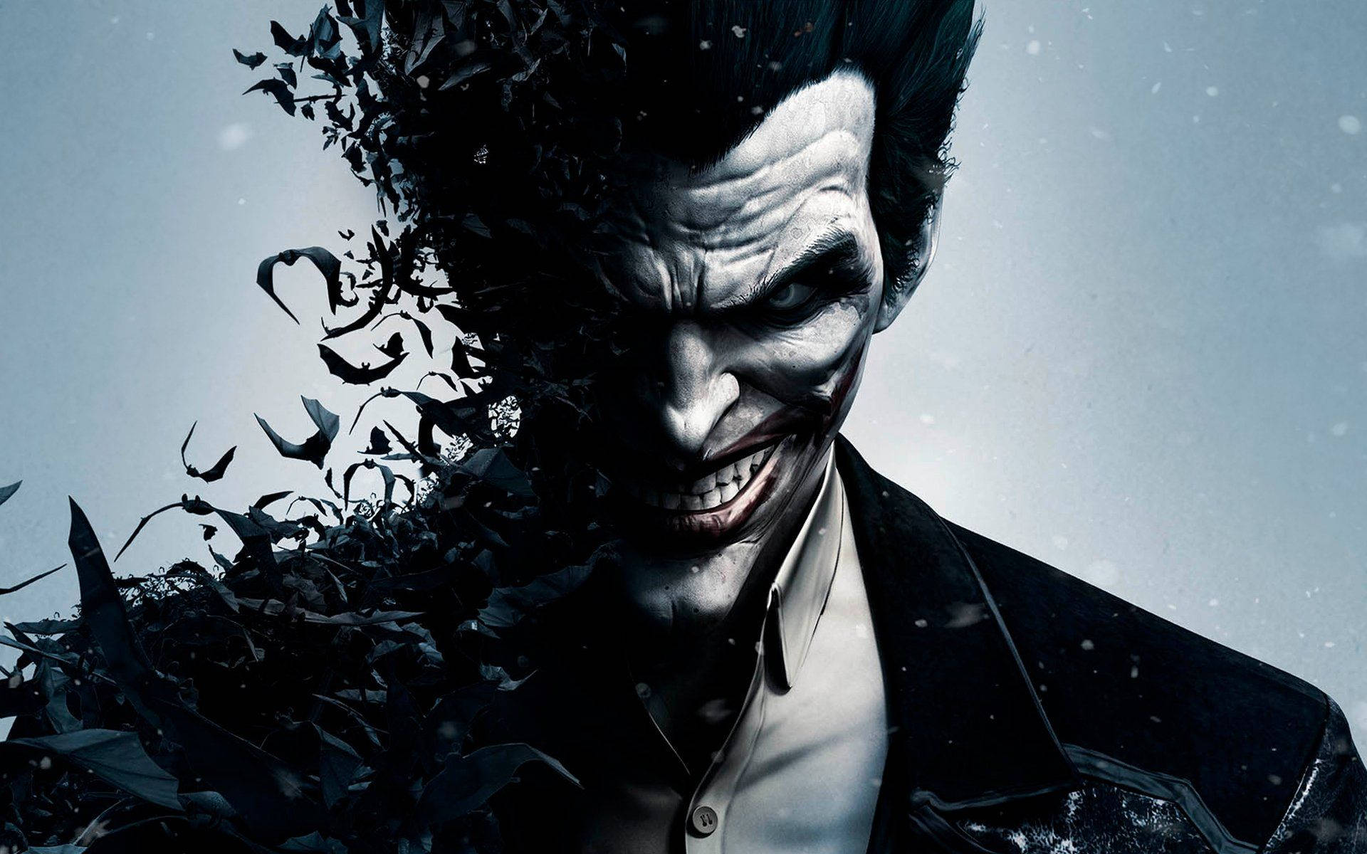 Svart Flaggermus Joker Bakgrunn