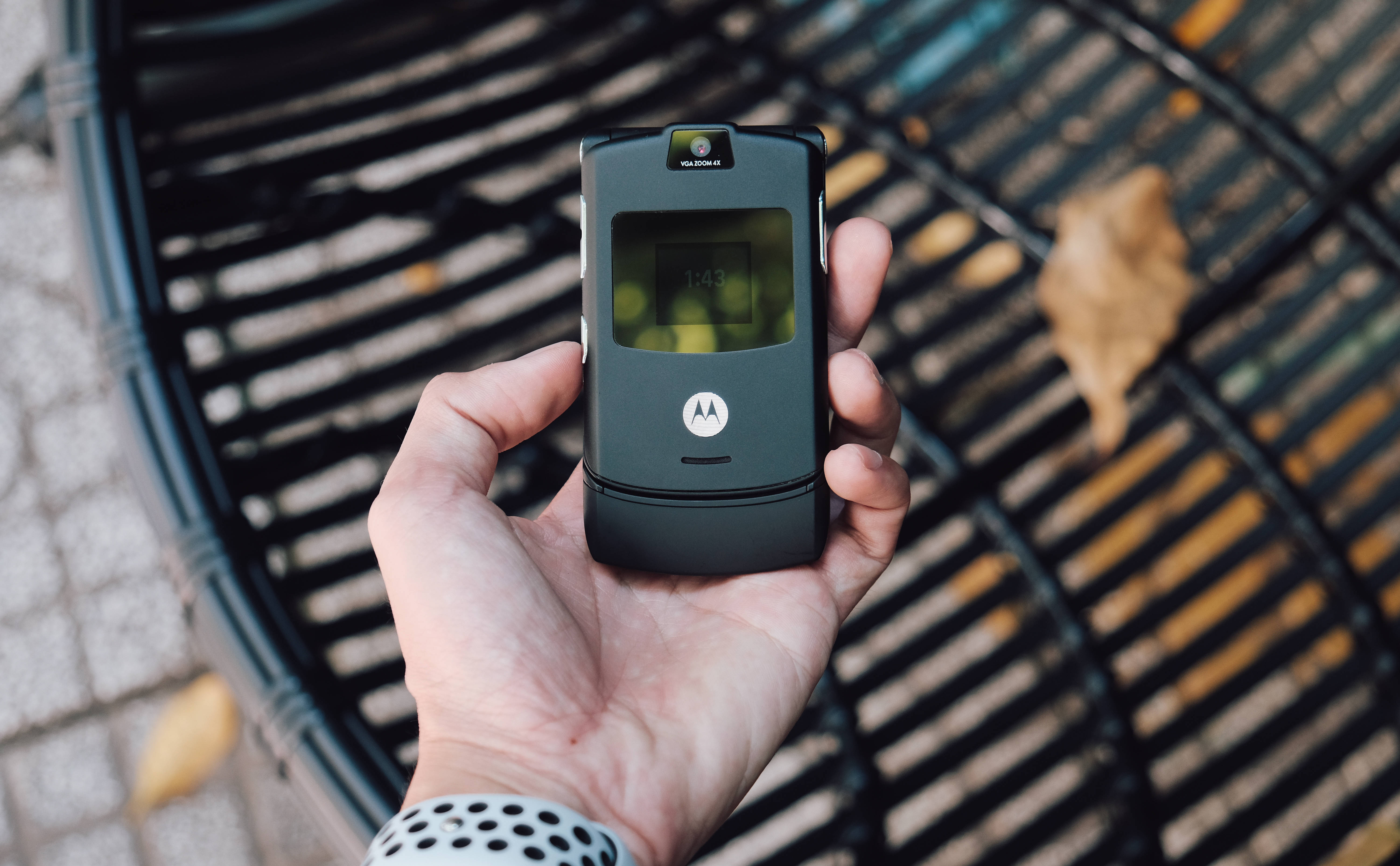 Svart Flip Motorola Bakgrunner
