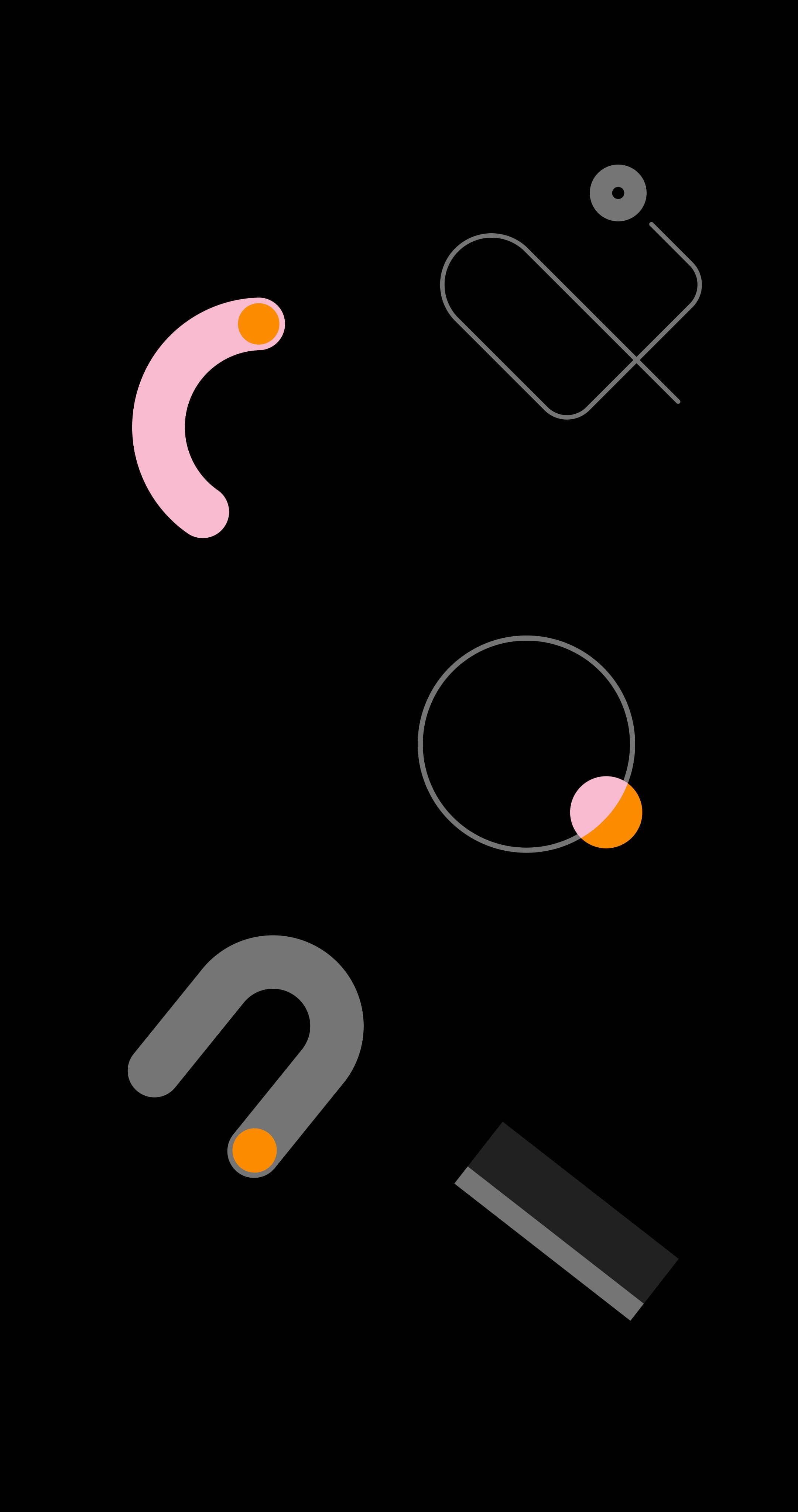 Svart grafisk Google Pixel 4 bakgrunn Bakgrunner