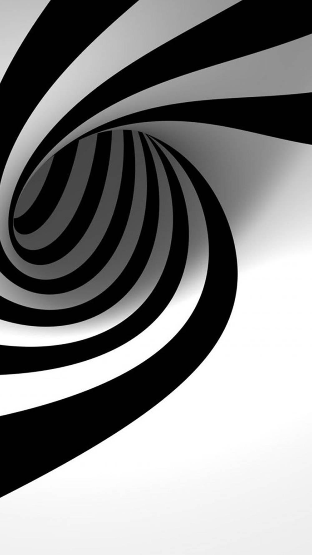 Svart hvit iPhone-spiral Bakgrunner