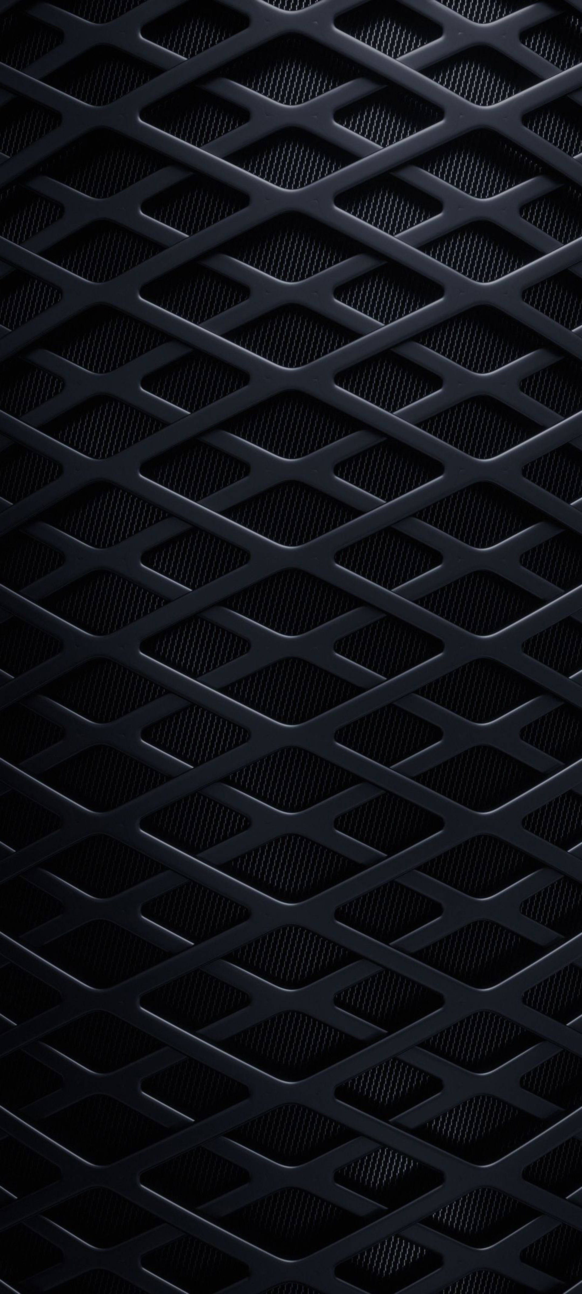 Svart iPhone rombe-grid Bakgrunner