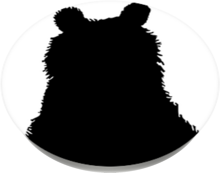 Svart katt silhuett sirkel bakgrunn Bakgrunner
