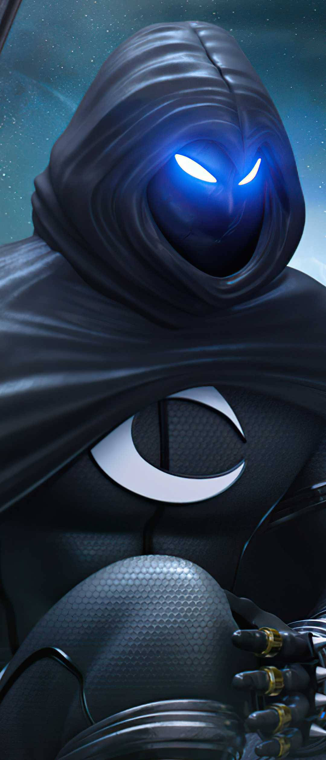 Svart Kriger Moon Knight Telefon Bakgrunner