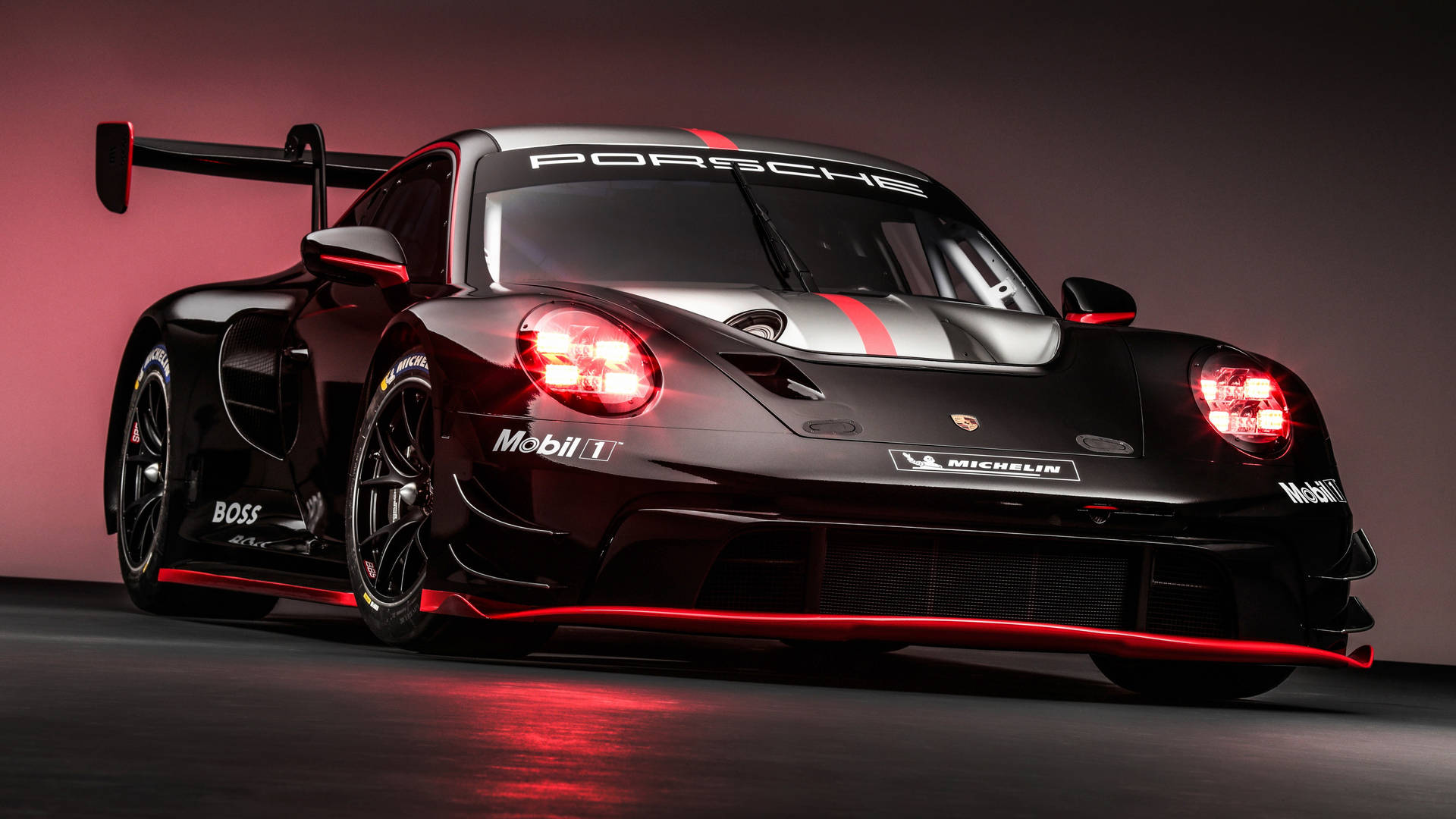 Svart Porsche 911 4K Laptop Bil Bilde — Bil 4K GIF Bakgrunner
