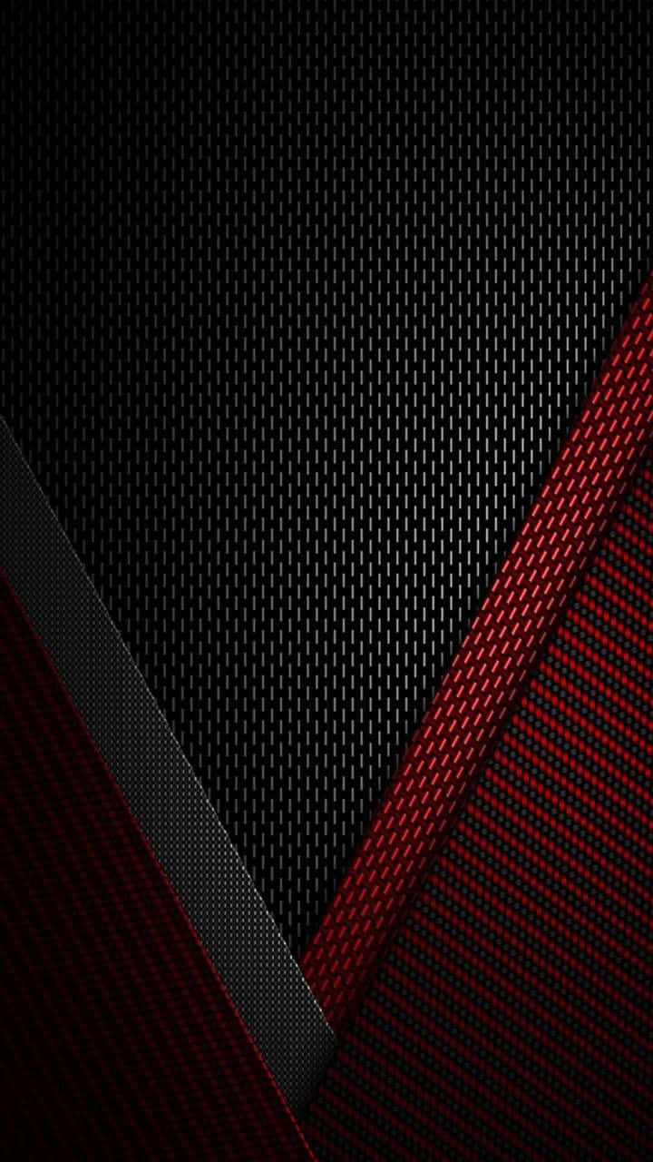 Svart rød karbonfiber iPhone Bakgrunner