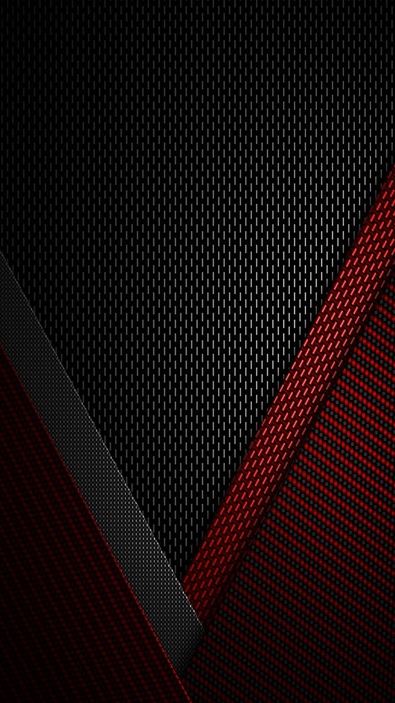 Svart rød karbonfiber i 4K Bakgrunner