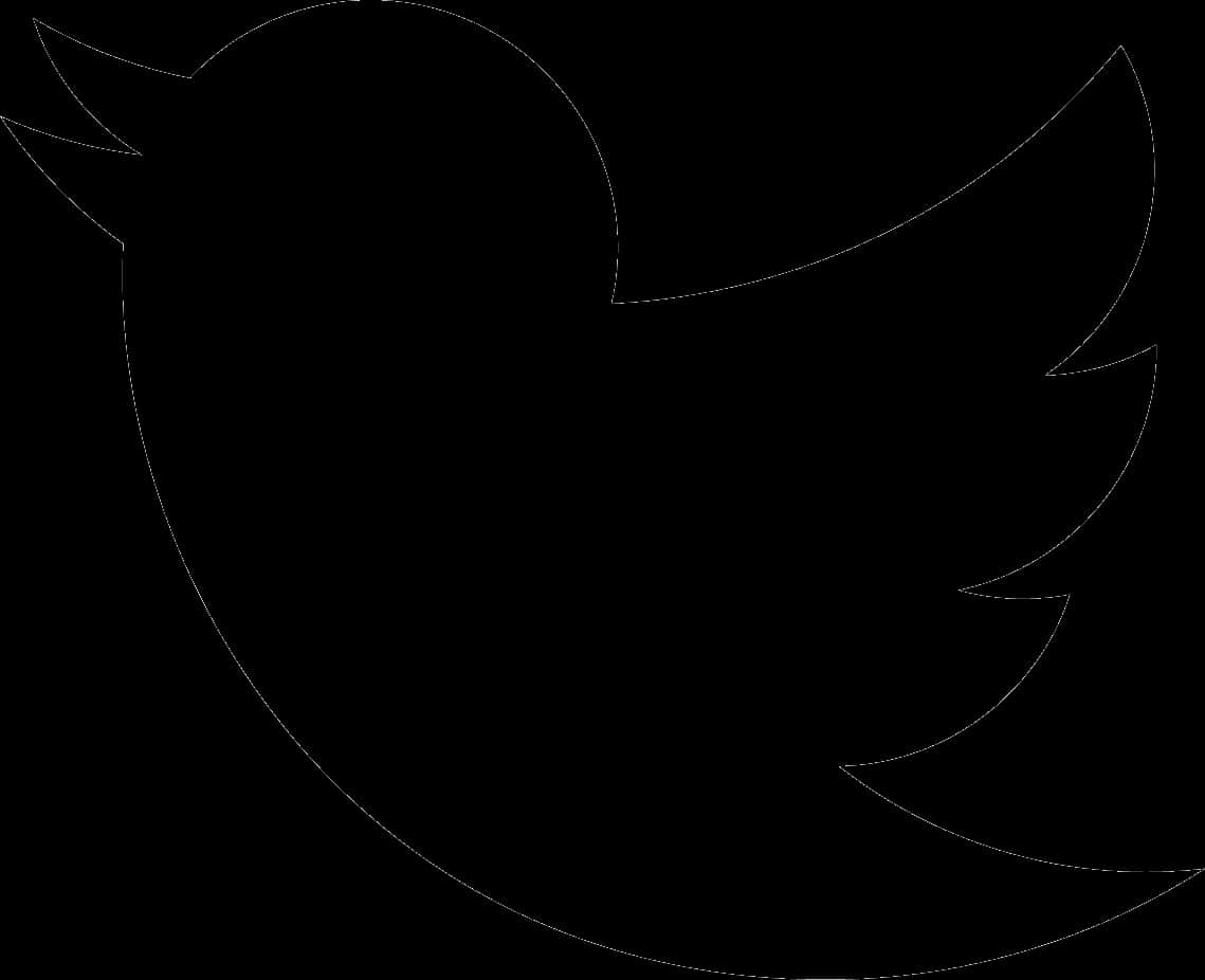 Svart silhuett av Twitter-logoen Bakgrunner