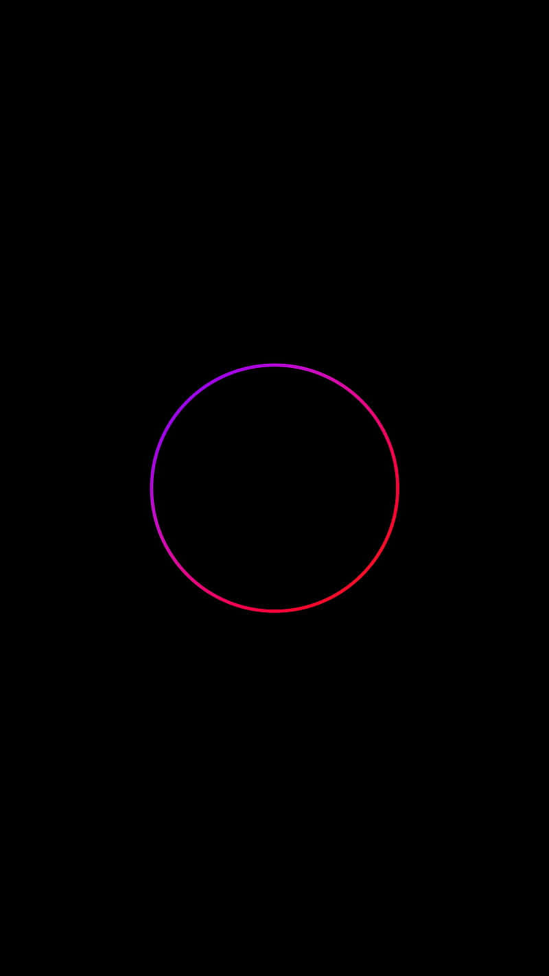 Svart sirkel Pixel 3xl OLED bakgrunn Bakgrunner