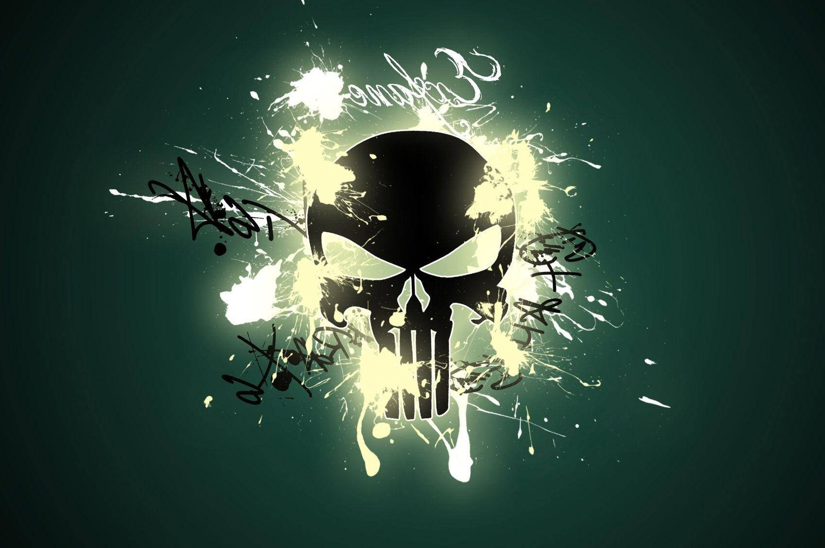 Svart skull kuleste skrivebord Bakgrunner