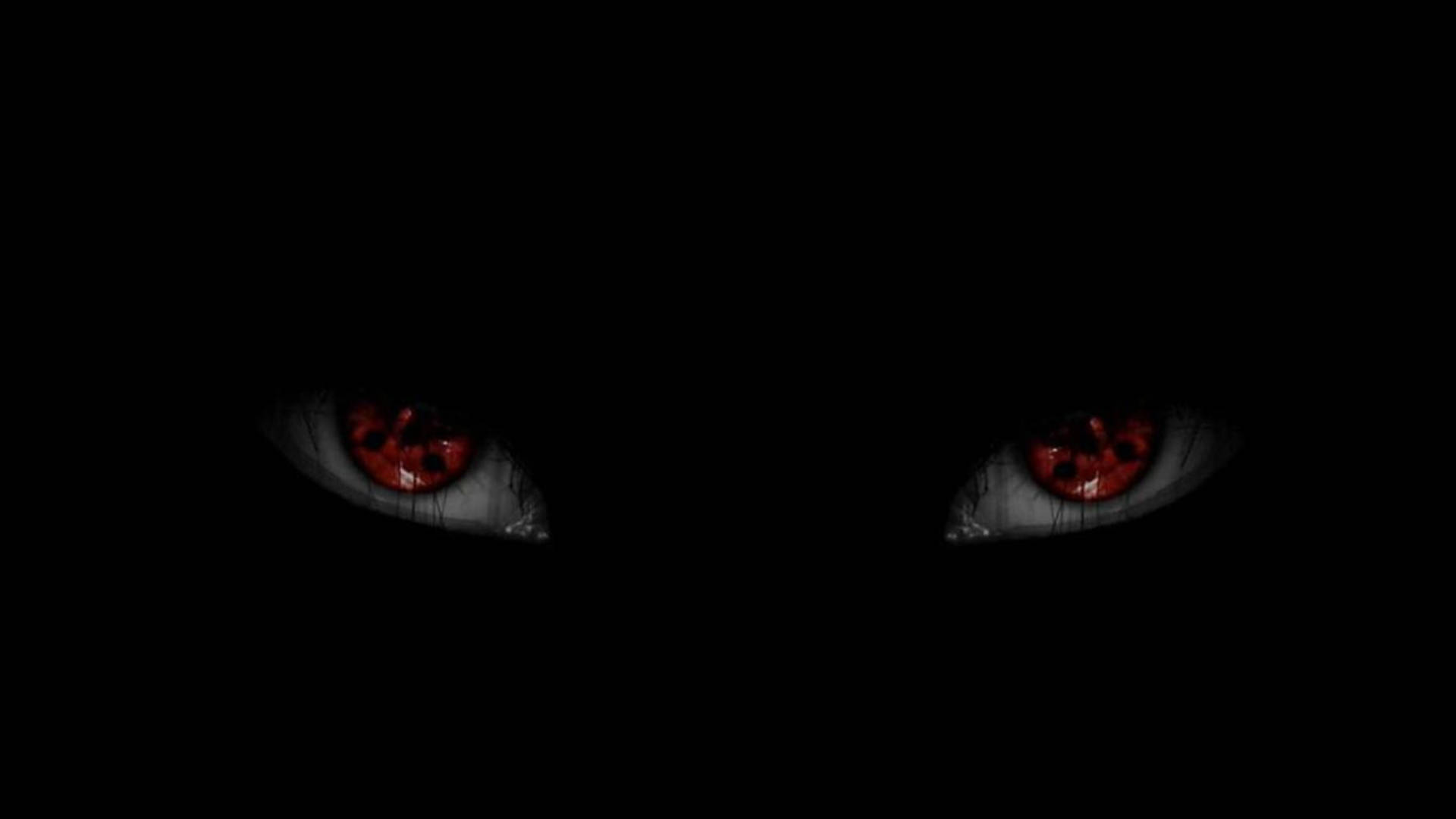 Svarte anime-sharingan-øyne Bakgrunner