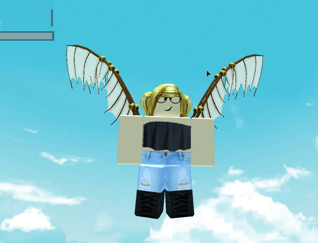Svev til nye høyder med din avatar på Roblox! Bakgrunner