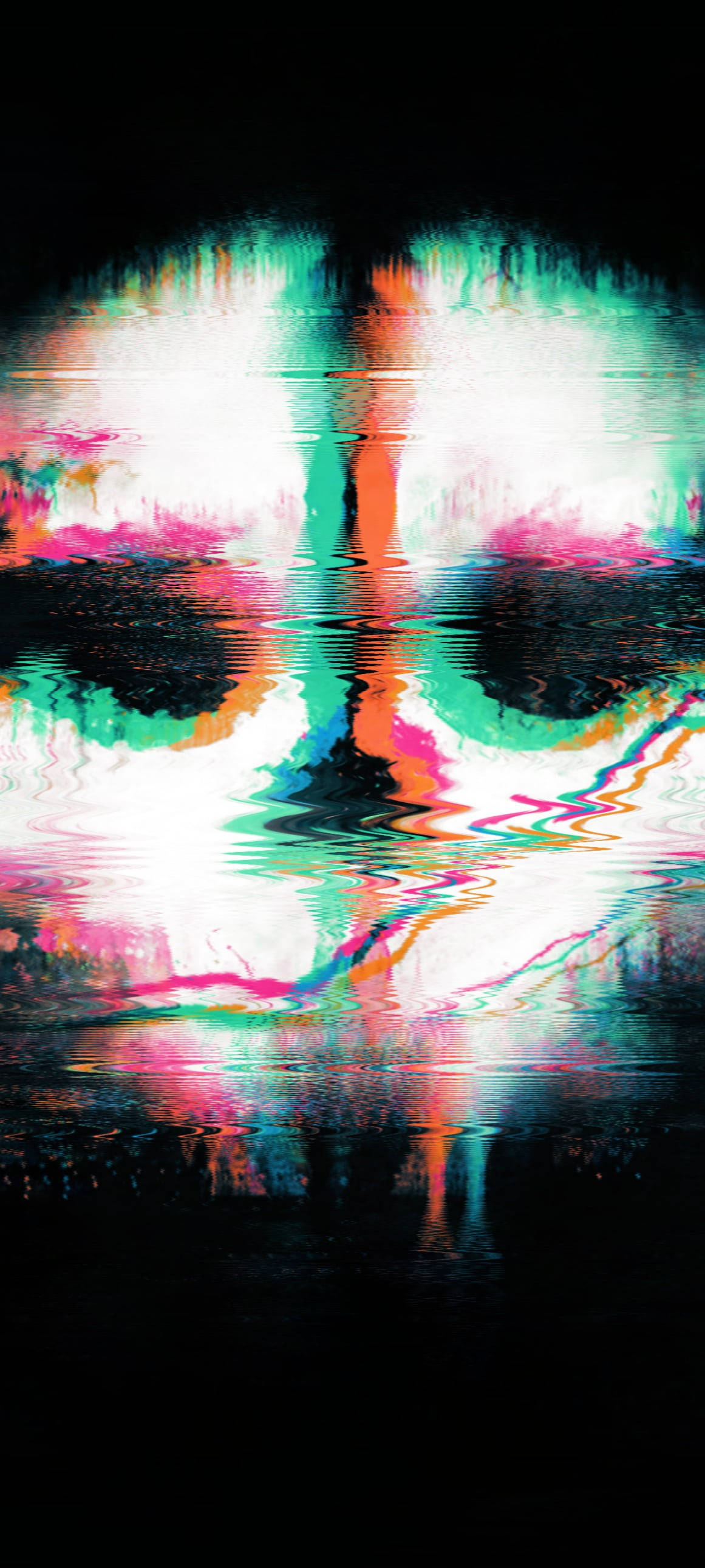 Syk Telefon Trippy Hodeskalle Bakgrunner
