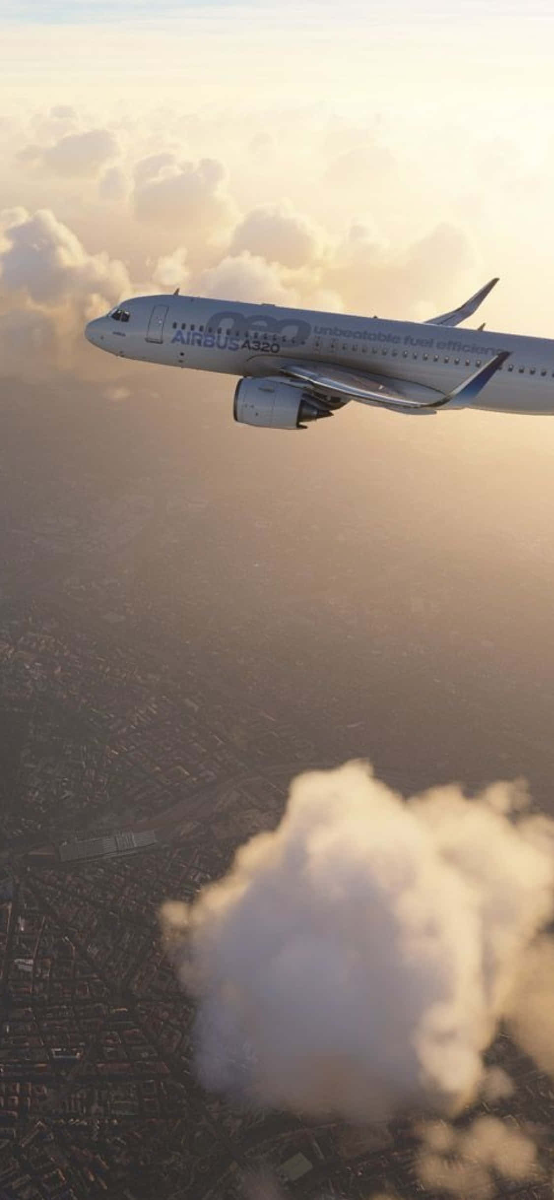 Ta av i dag med Microsoft Flight Simulator på den nye iPhone Xs Bakgrunner
