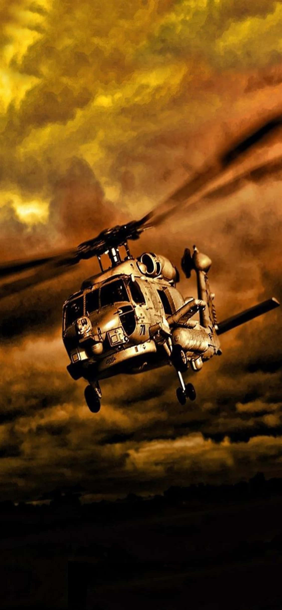 Ta av med iPhone Xs og helikoptre. Bakgrunner