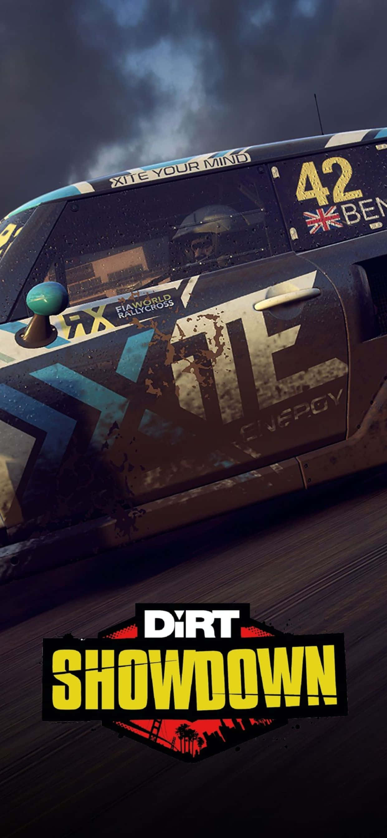 Ta den ultimate Dirt Showdown-turen med iPhone Xs Max Bakgrunner