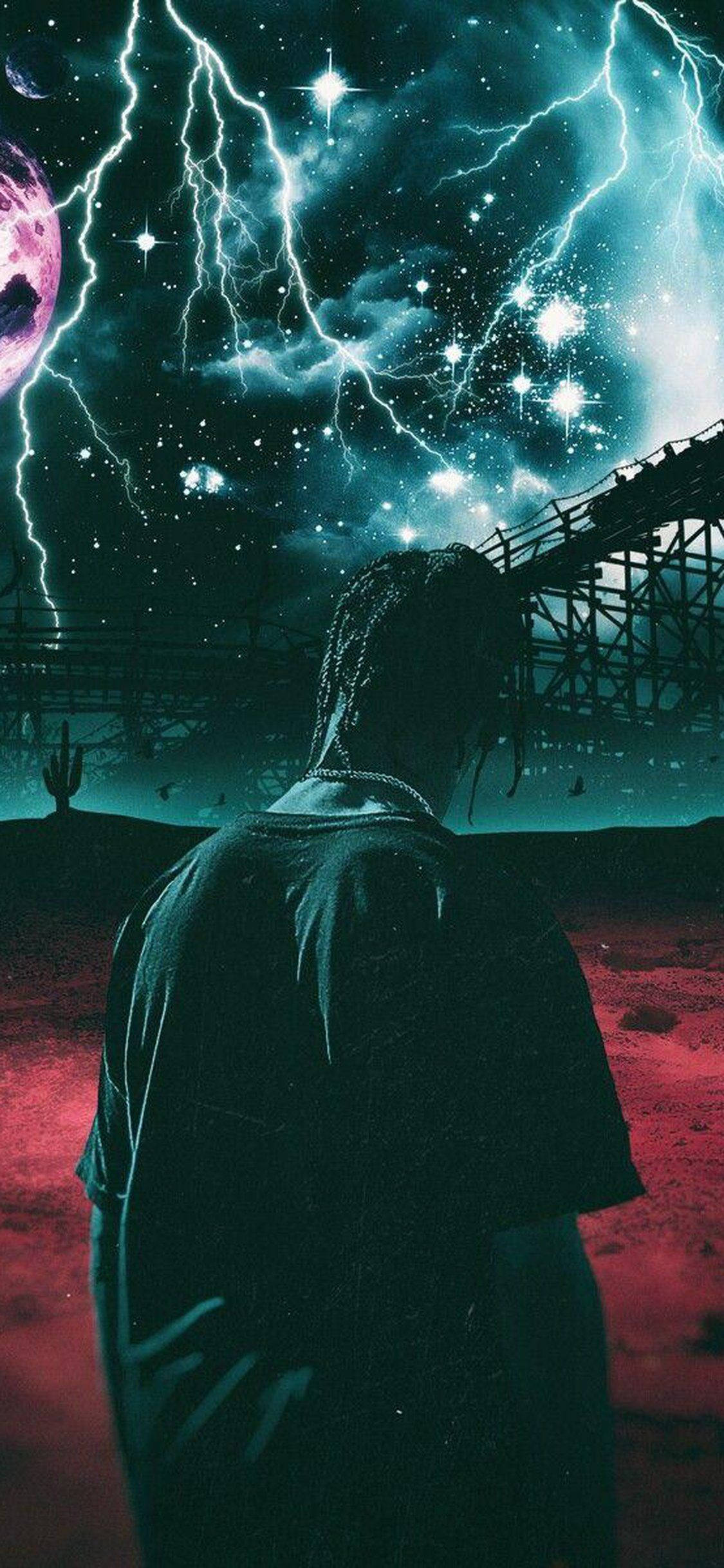 Ta en magisk tur på Astroworld med Travis Scott Bakgrunner