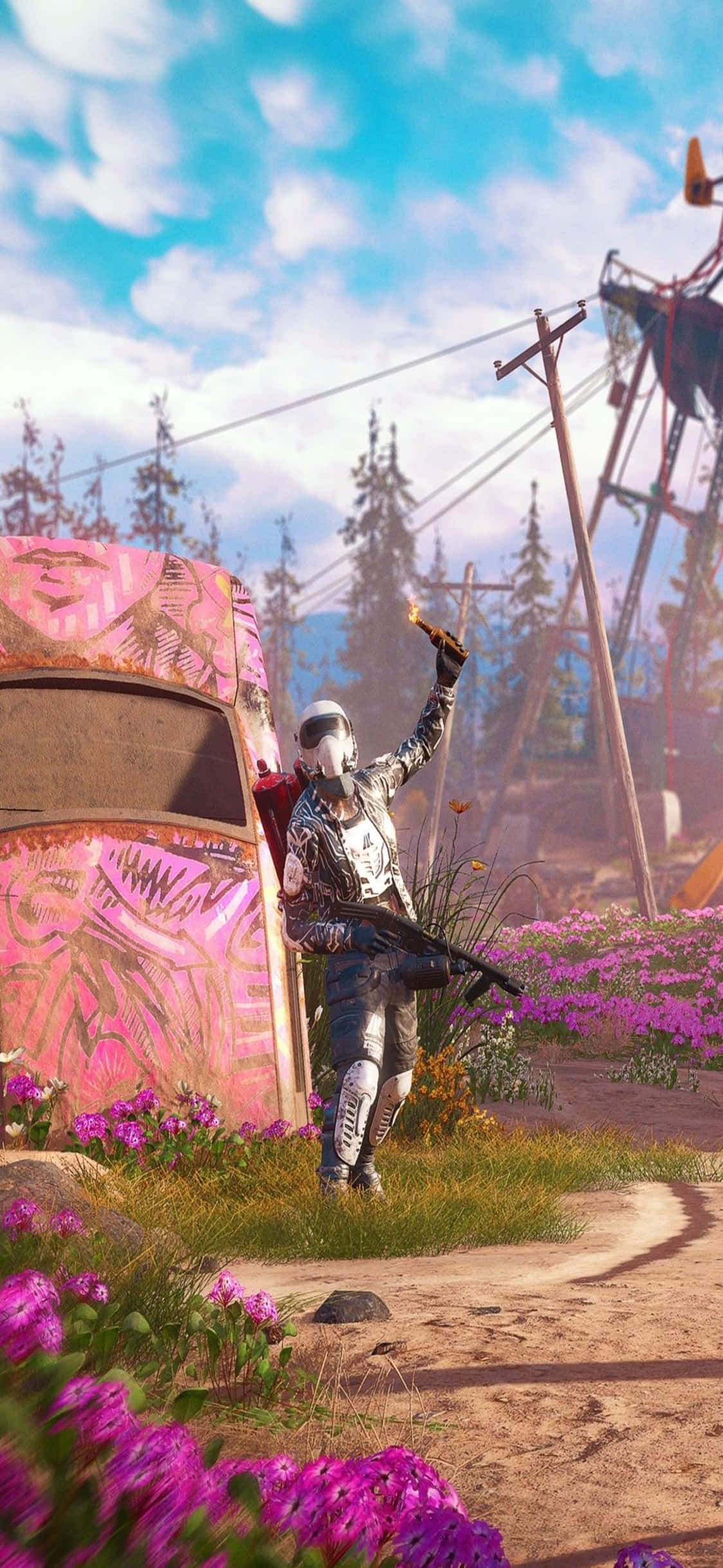 Ta et dristig sprang inn i Far Cry 3 på din iPhone X! Bakgrunner