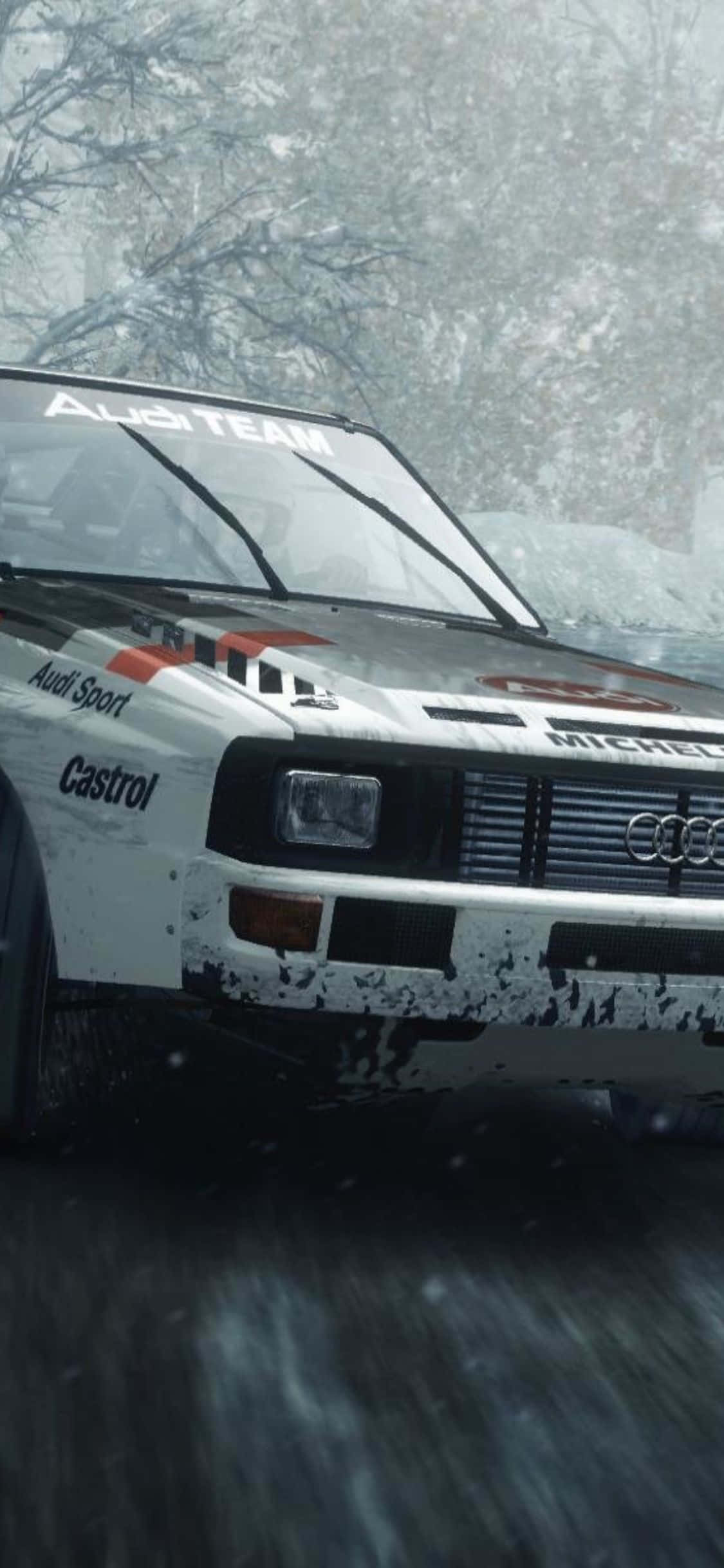 Ta fatt på verden med iPhone Xs Dirt Rally Bakgrunner