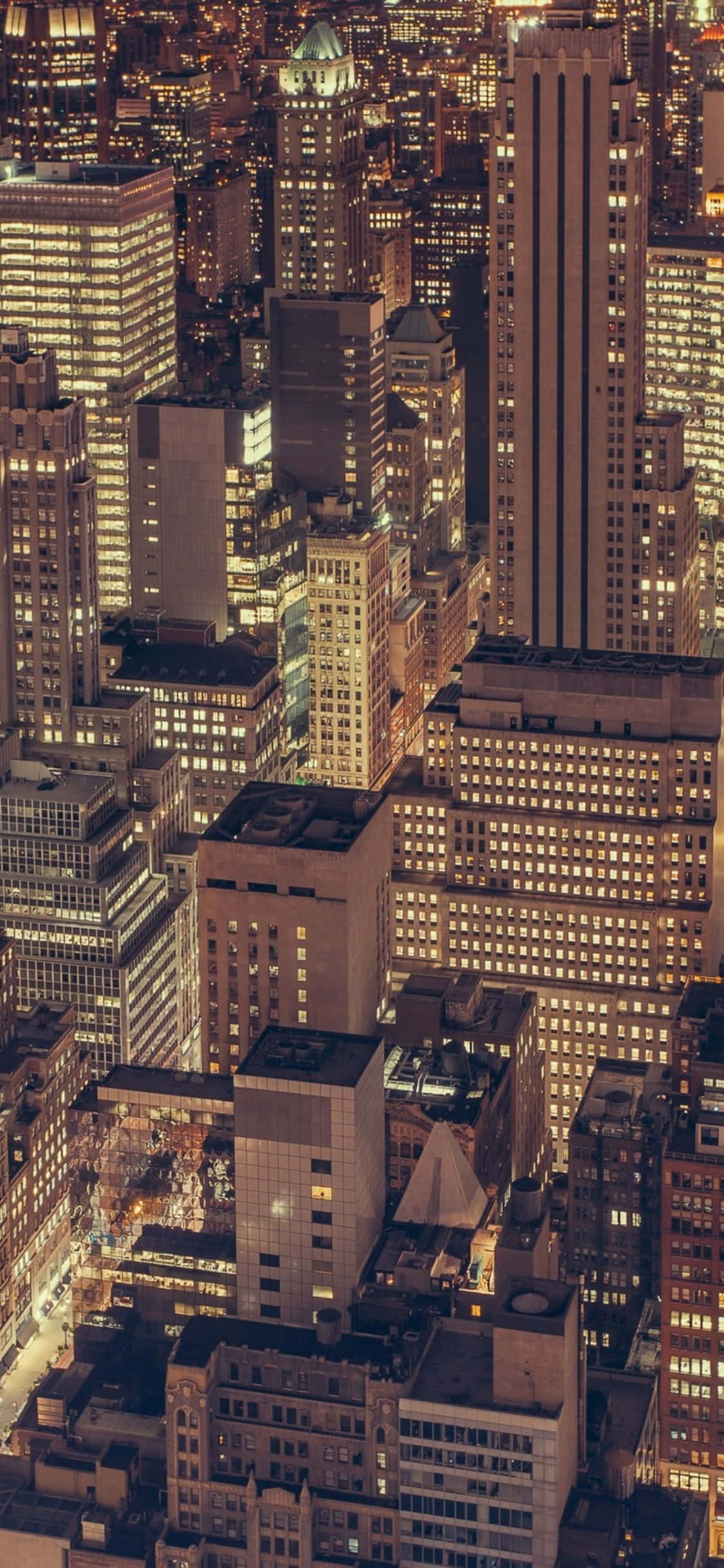 Opplev alle severdighetene New York har å by på med denne fantastiske iPhone X-bakgrunnen av byen Bakgrunner