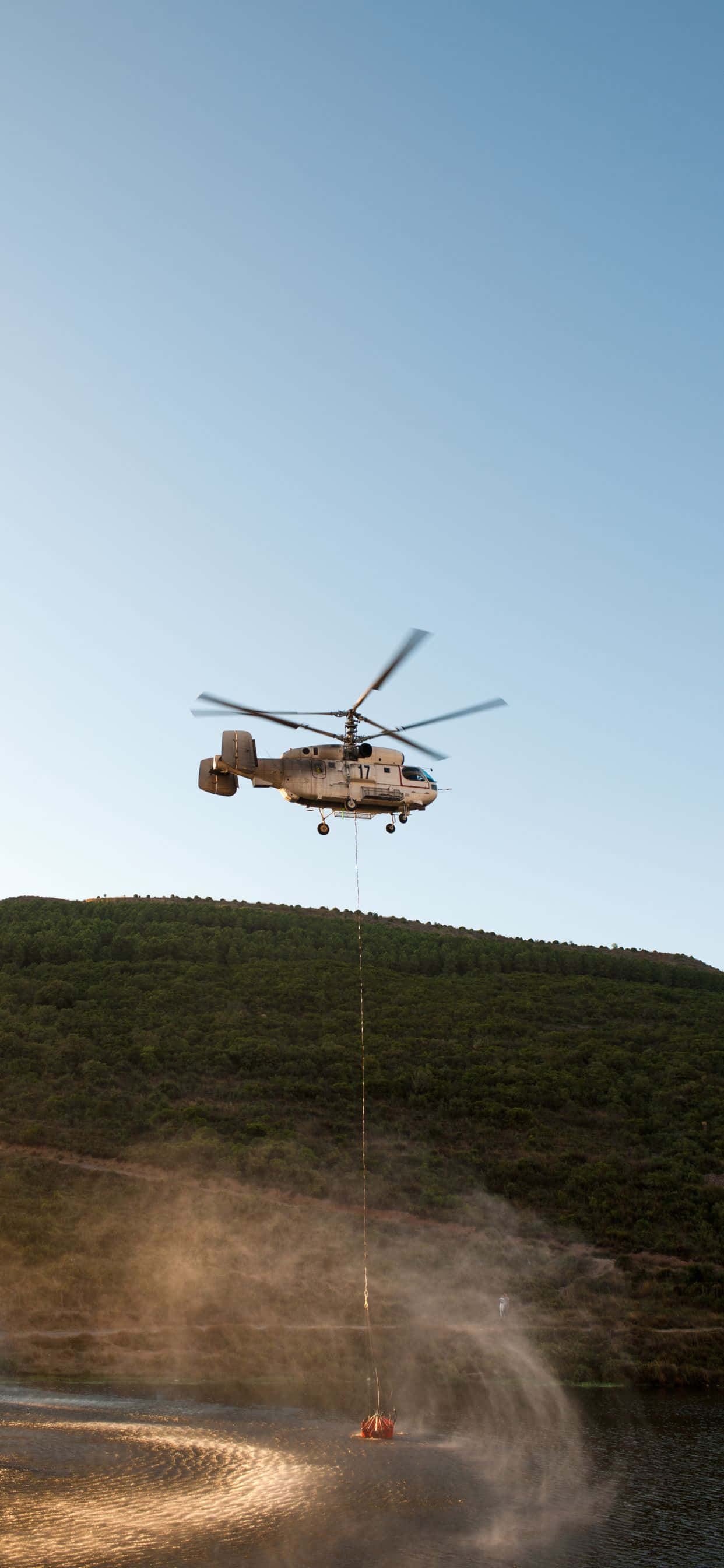 Ta til himmels med iPhone Xs Max og et helikopter Bakgrunner