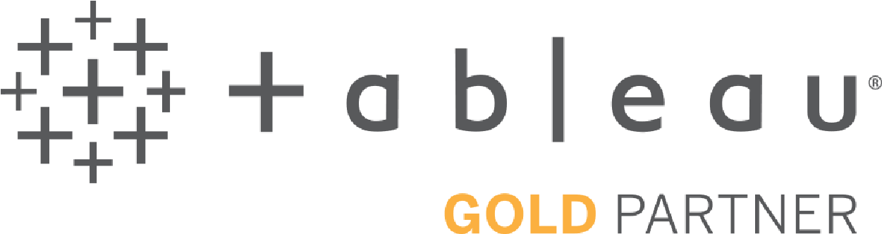 Tableau Gold Partner-logo Bakgrunner