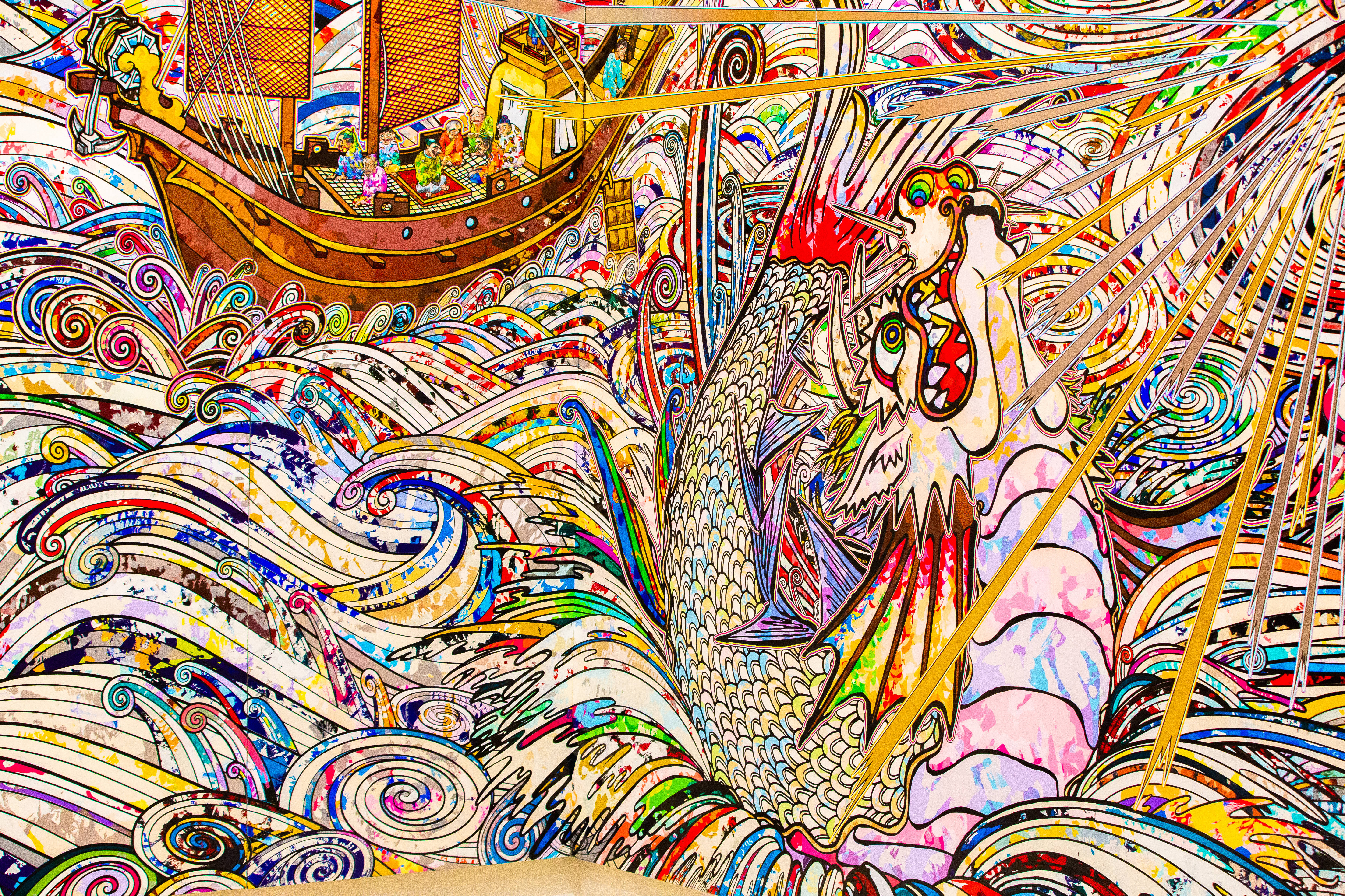 Takashi Murakami 4K Havfrue Bakgrunner