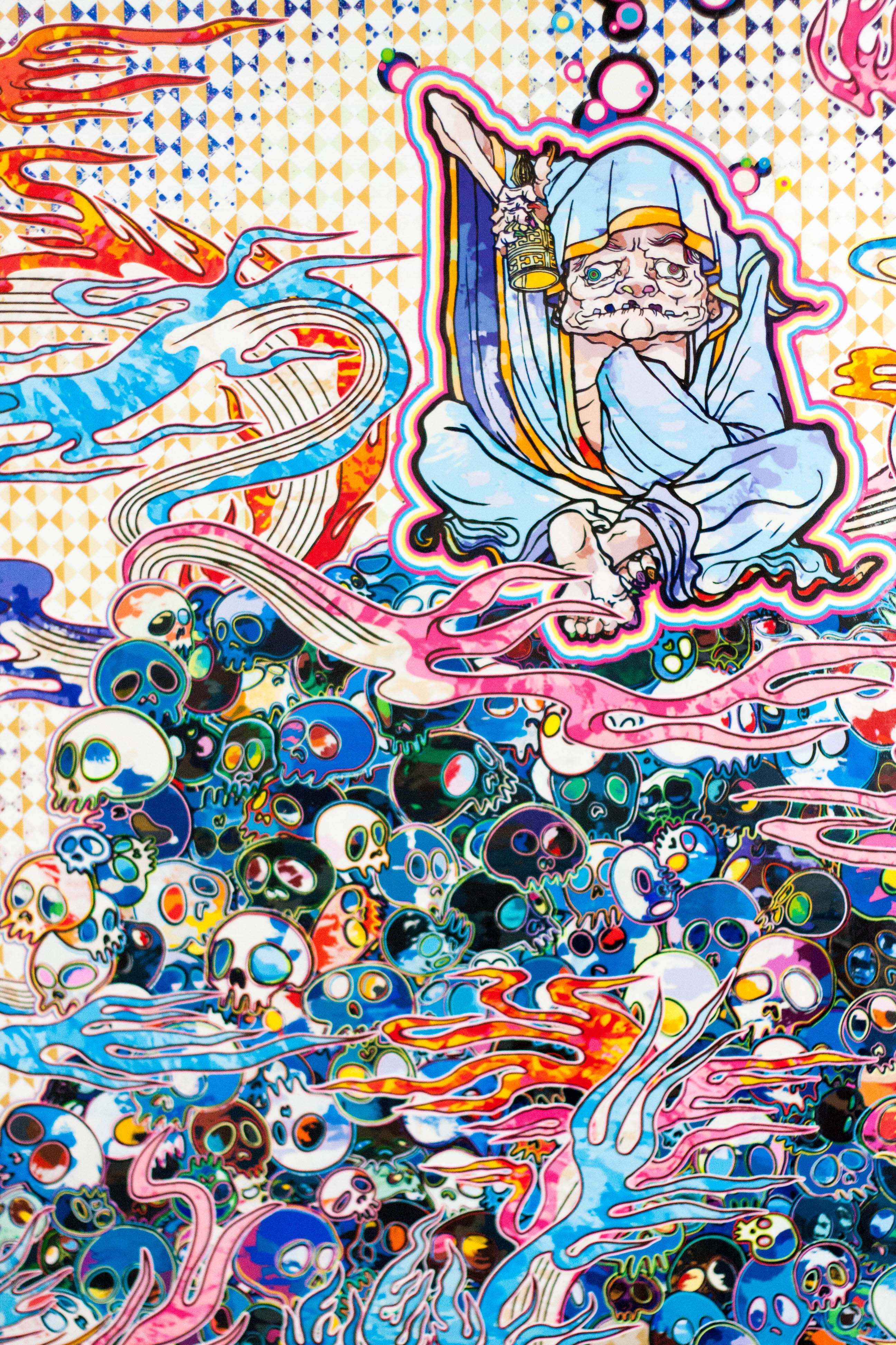 Takashi Murakami Peace 4K Bakgrunner