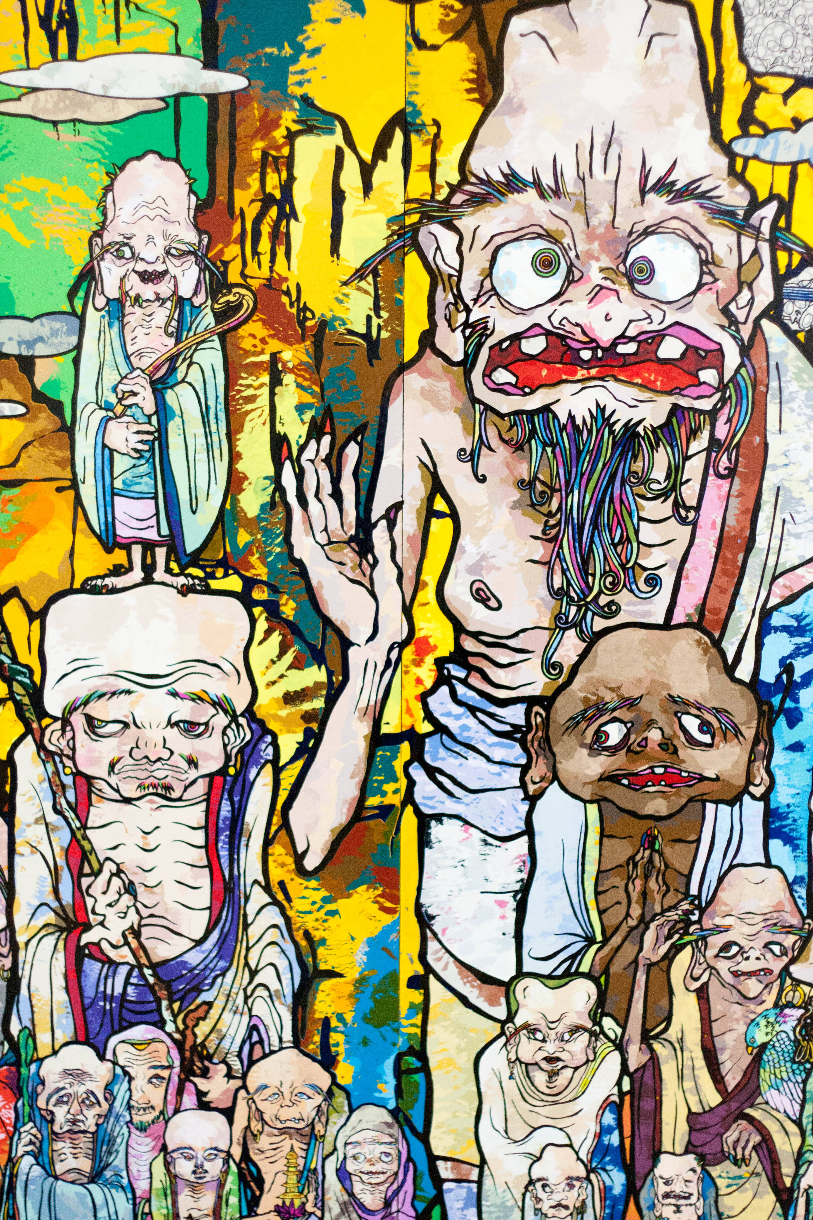 Takashi Murakami Seniors 4K Bakgrunner