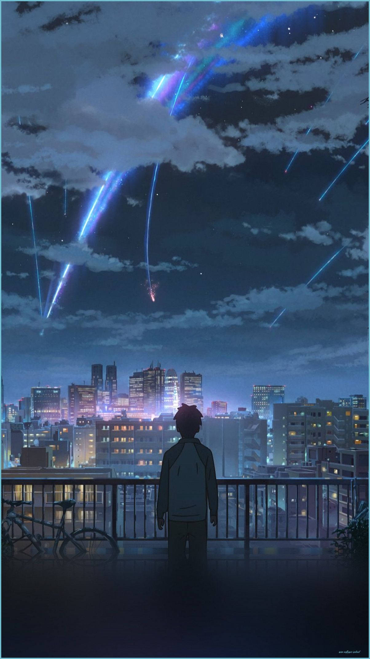 Taki Tachibana fra Your Name Anime Bakgrunner