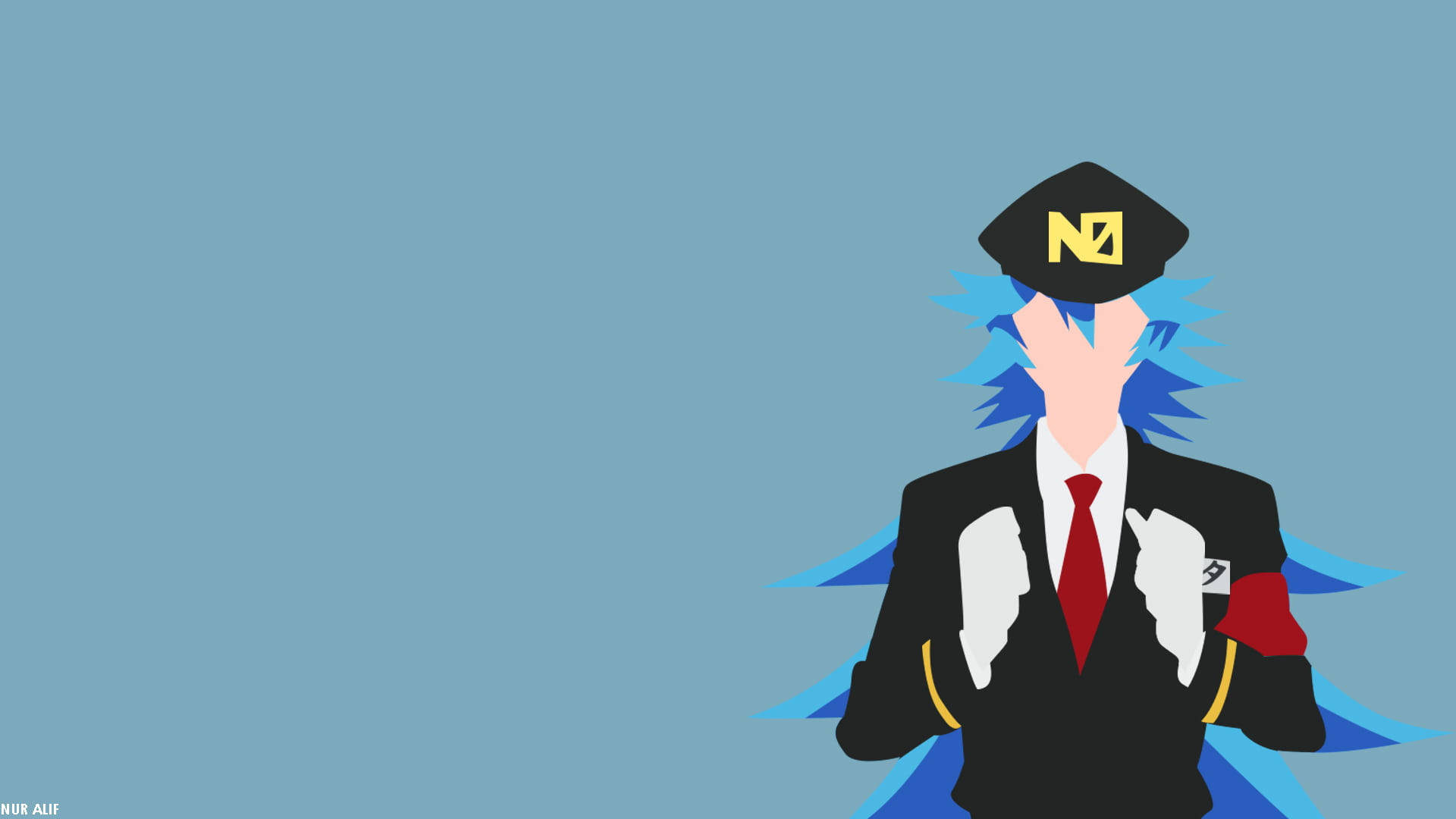 Tanabata Seitarou Minimalistisk Anime Bakgrunner
