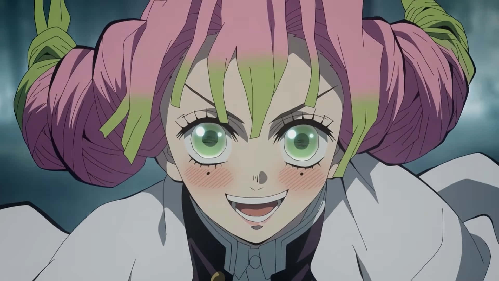 Tanjiro Kamado fra Demon Slayer kjemper mot den mektige demonen Bakgrunner