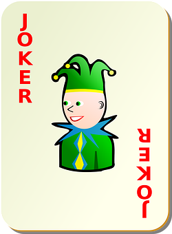 Tegneserie Joker Spillkort Bakgrunner