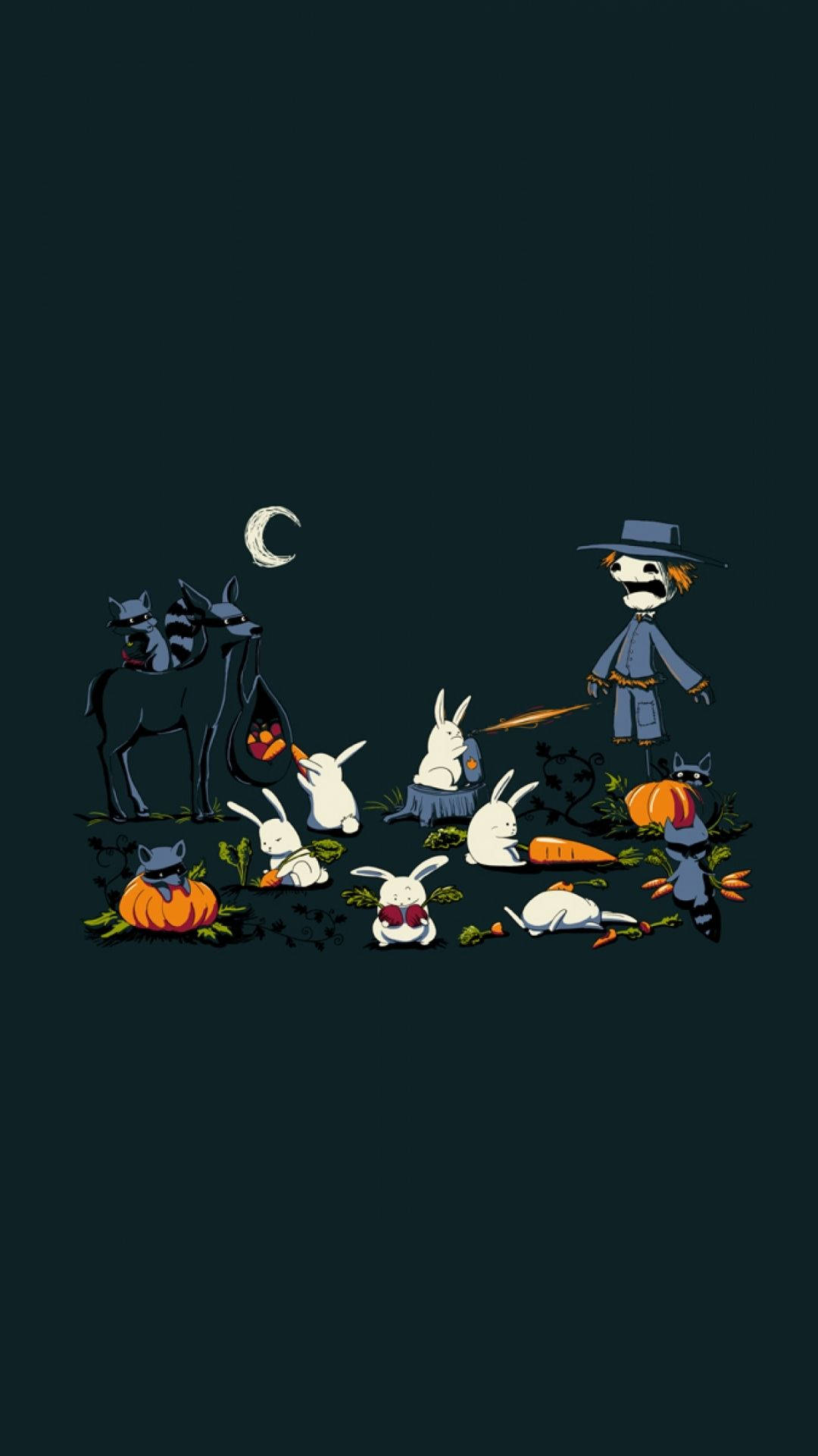 Tegneseriehalloween med fugleskremsel Bakgrunner