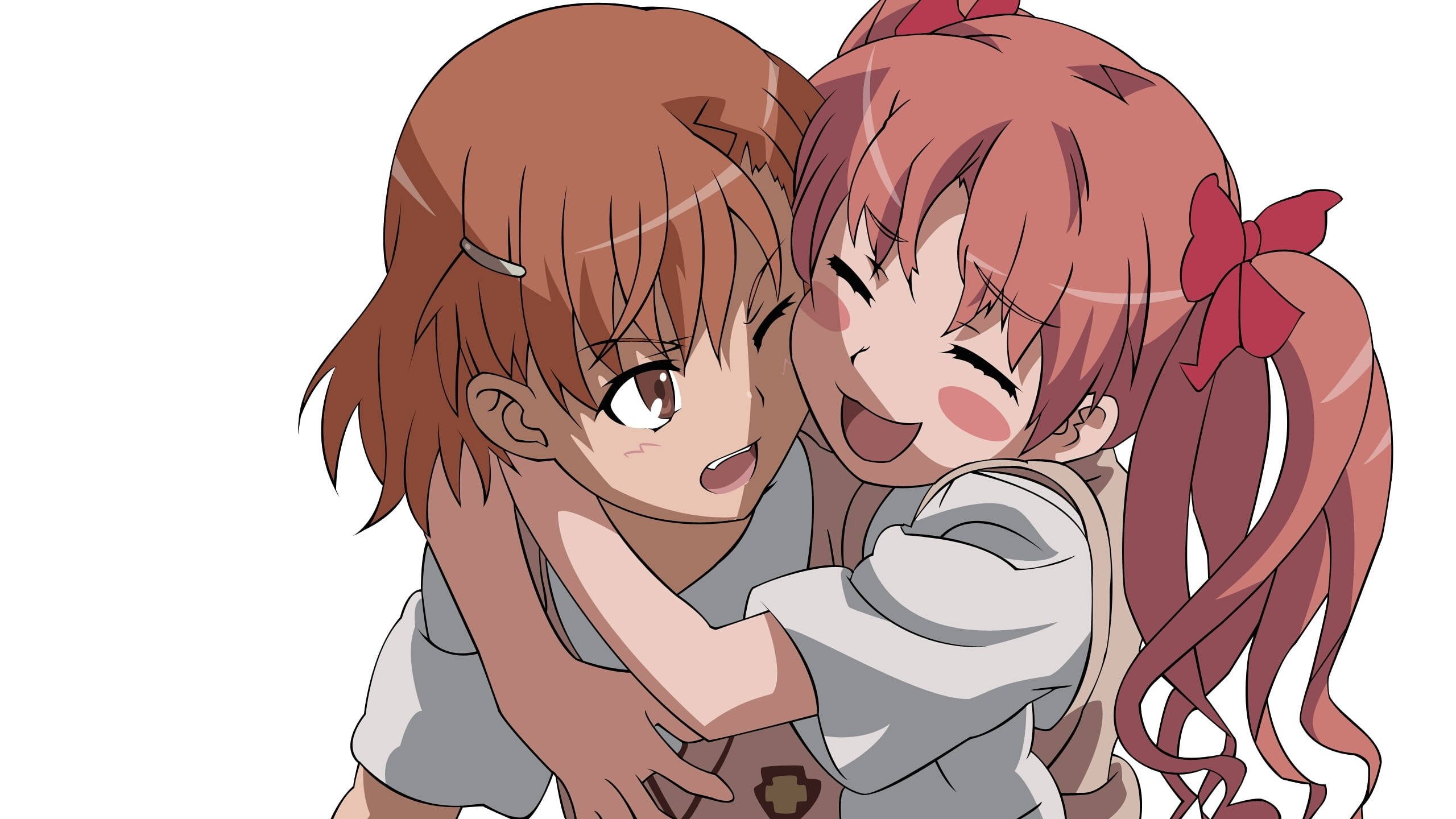 Tenåringspar anime klem Bakgrunner