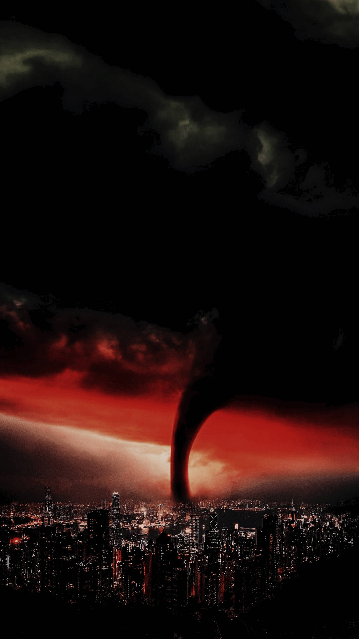 Terrifying Tornado OLED Bakgrunner