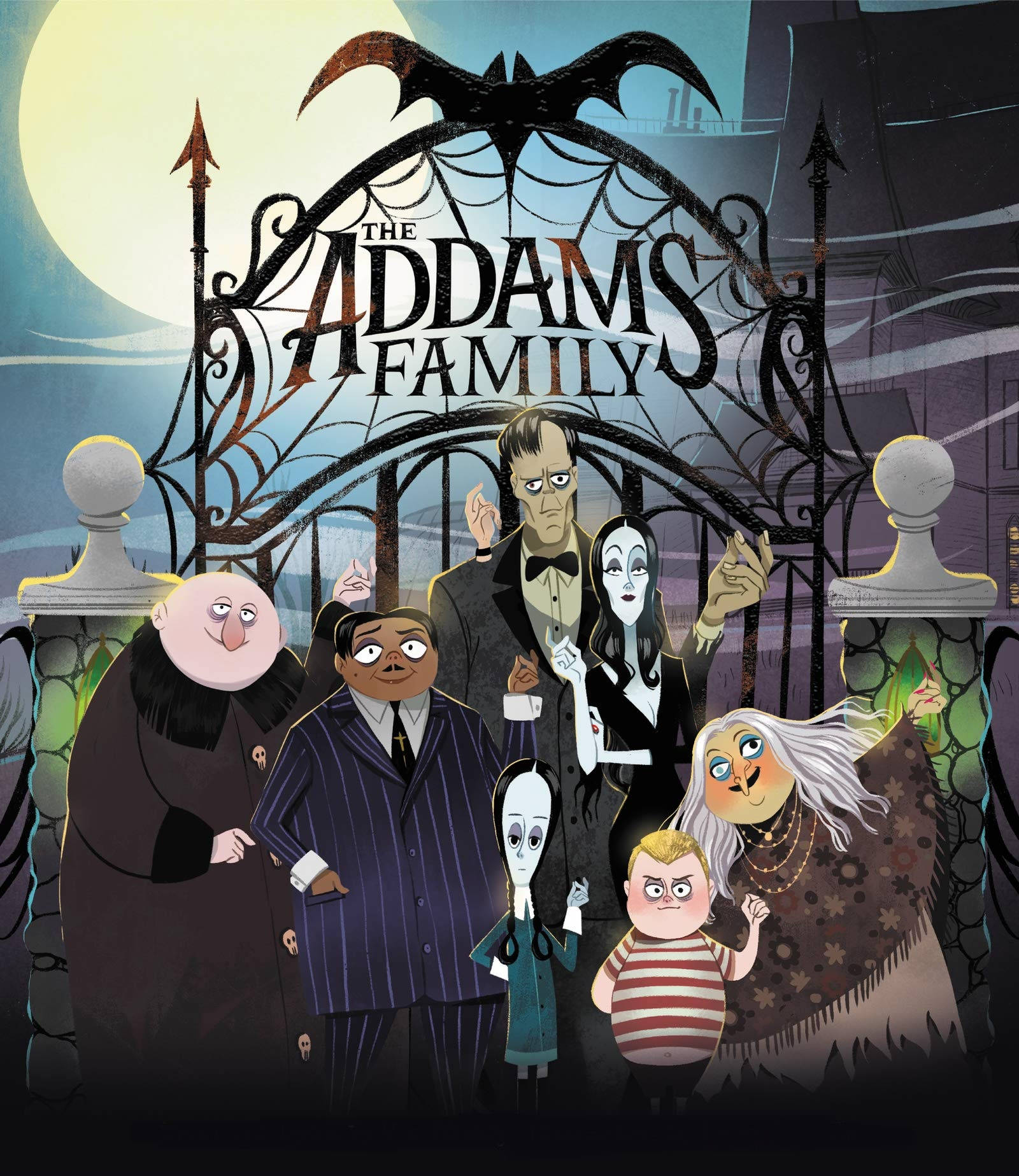 The Addams Family tegneserieillustrasjon Bakgrunner