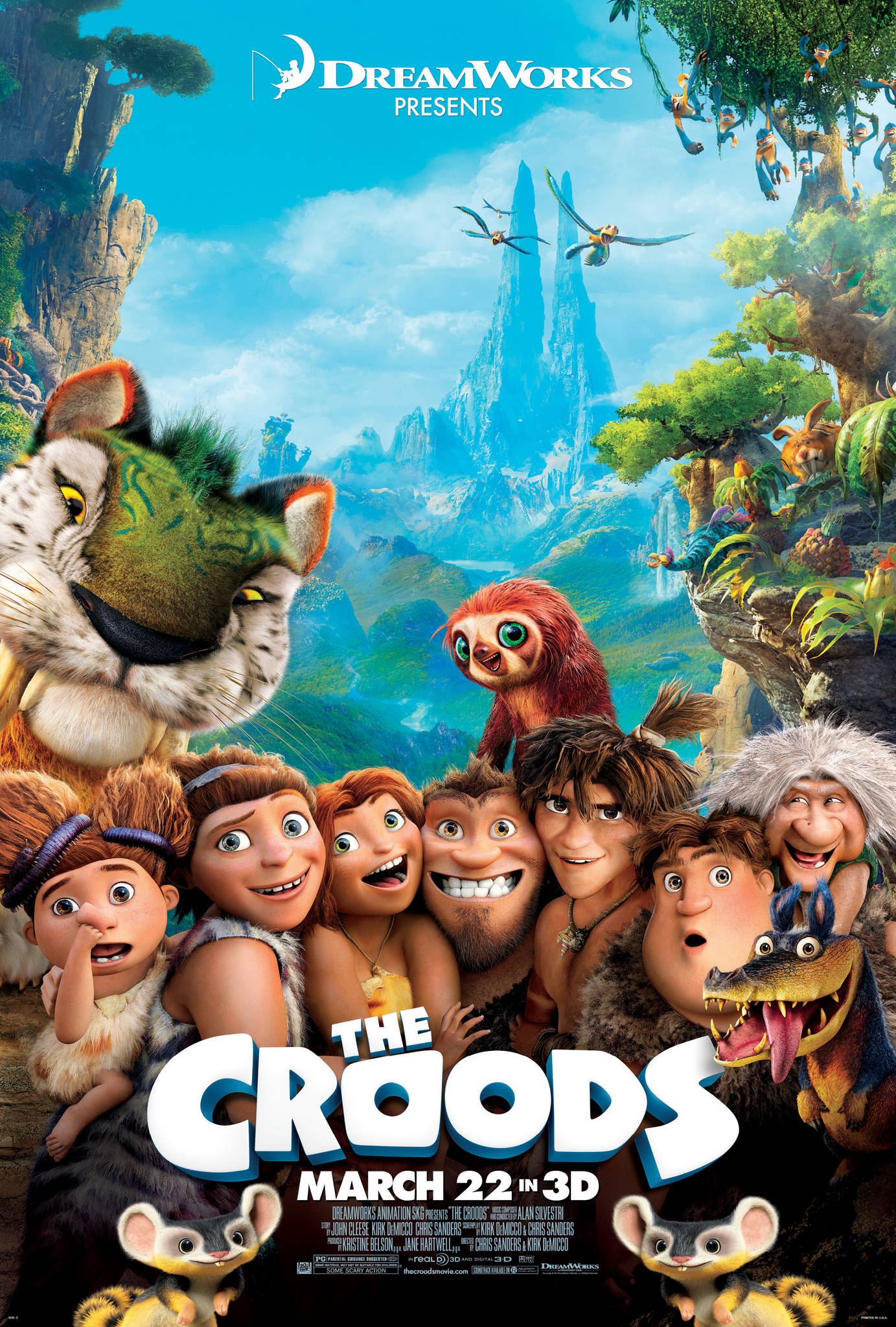The Croods 3D Filmplakat Bakgrunner