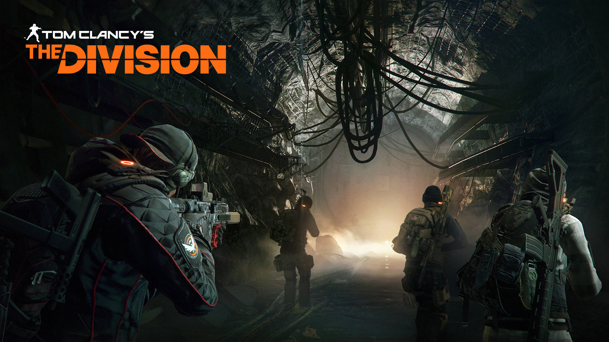 The Division 4K Soldater i Mørk Skog Bakgrunner