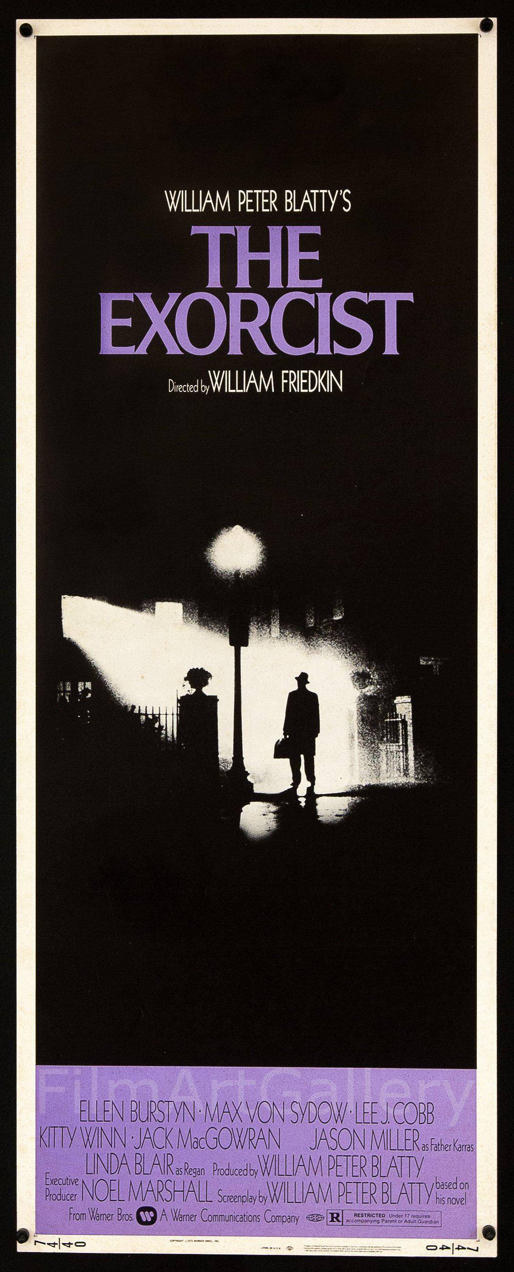 The Exorcist lang filmplakat Bakgrunner
