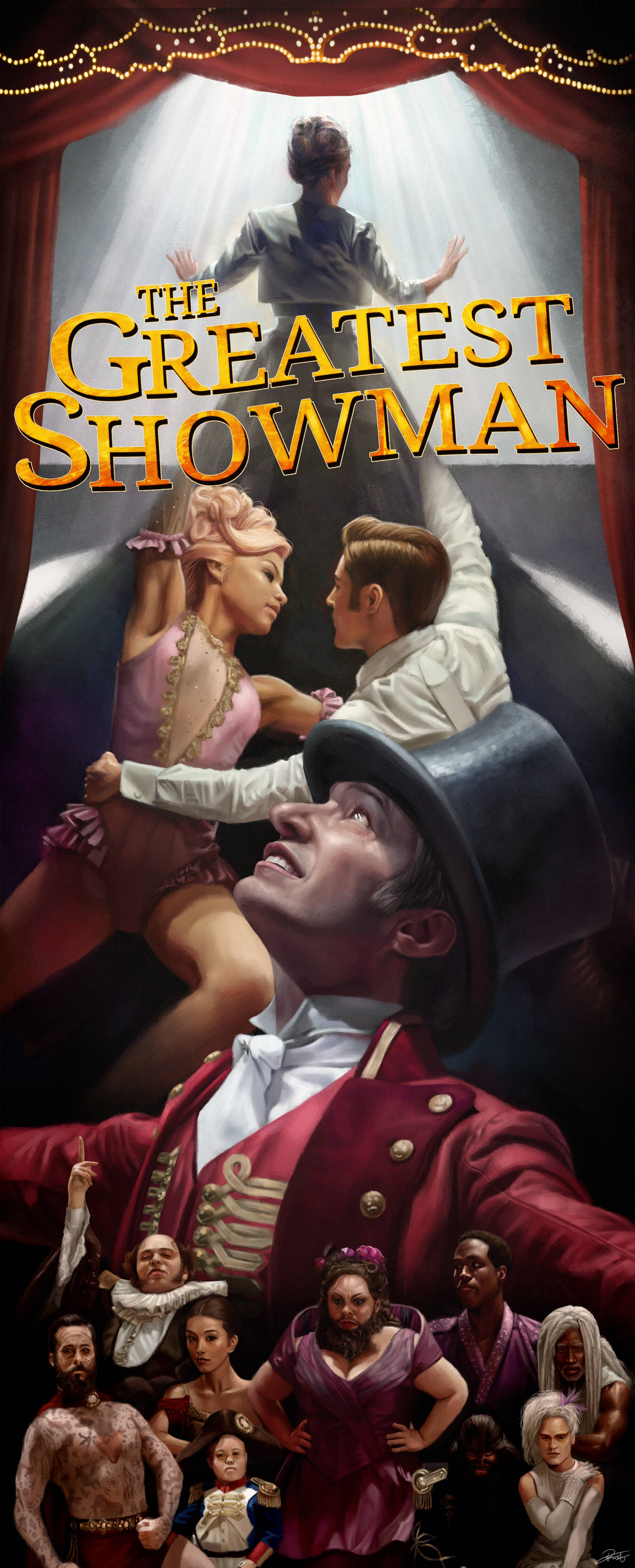 The Greatest Showman Fantastisk Plakat Bakgrunner